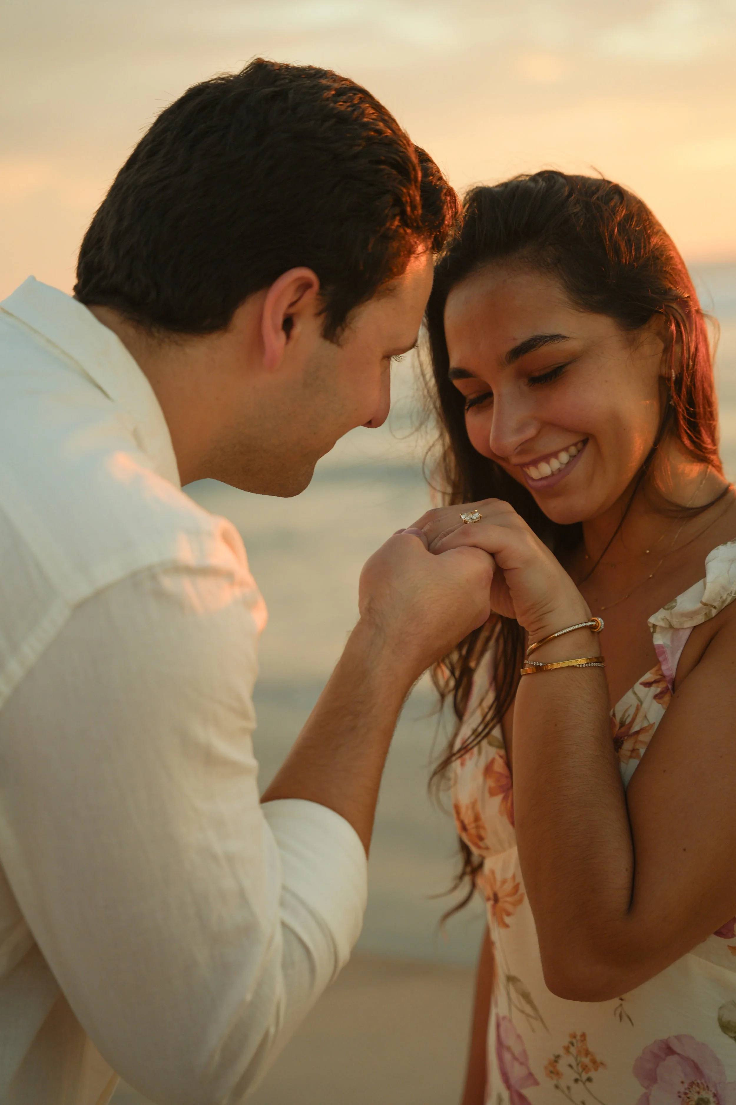 Pacific Ocean Engagement Photos in Del Mar