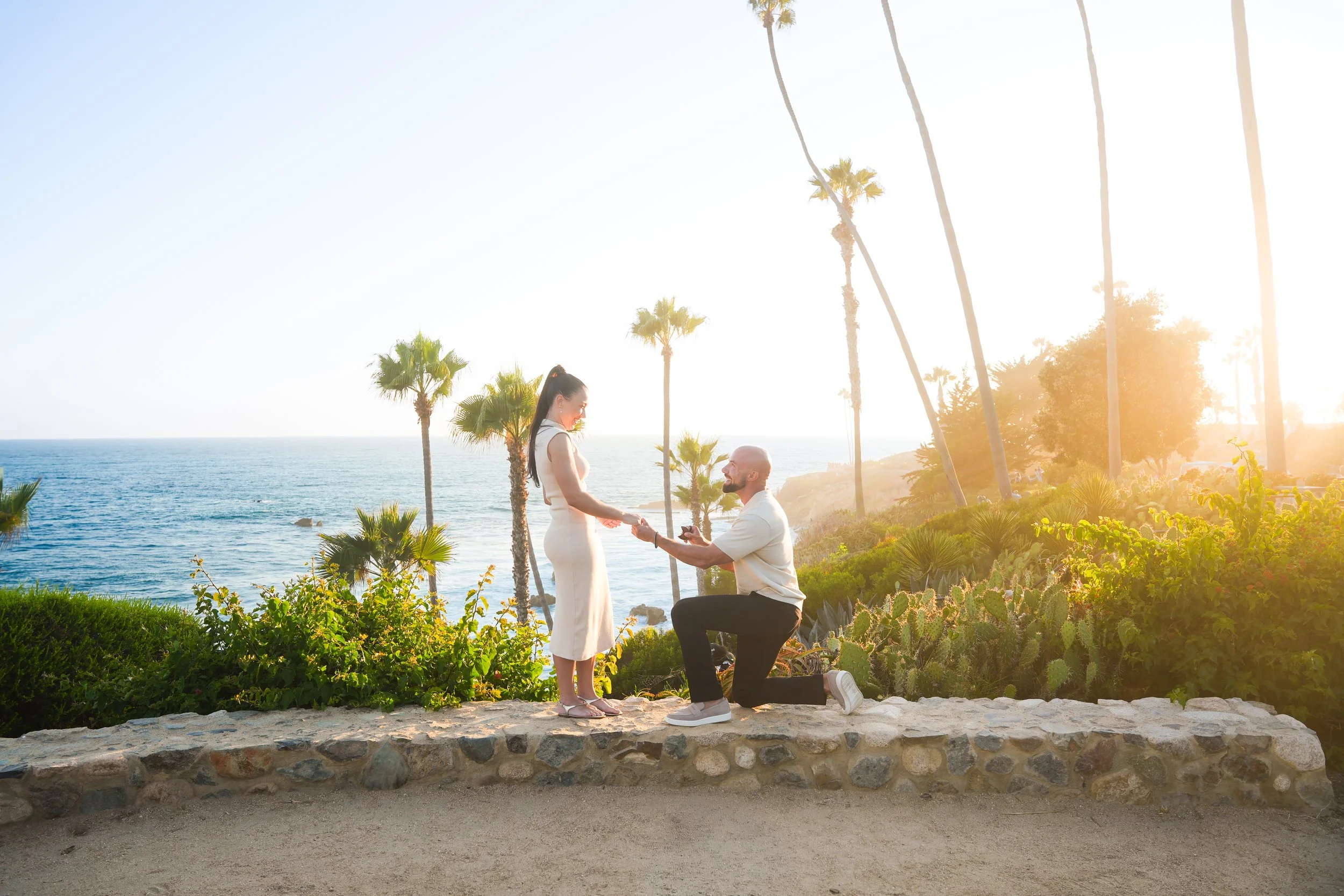 Laguna Beach Surprise Proposal at Heisler Park