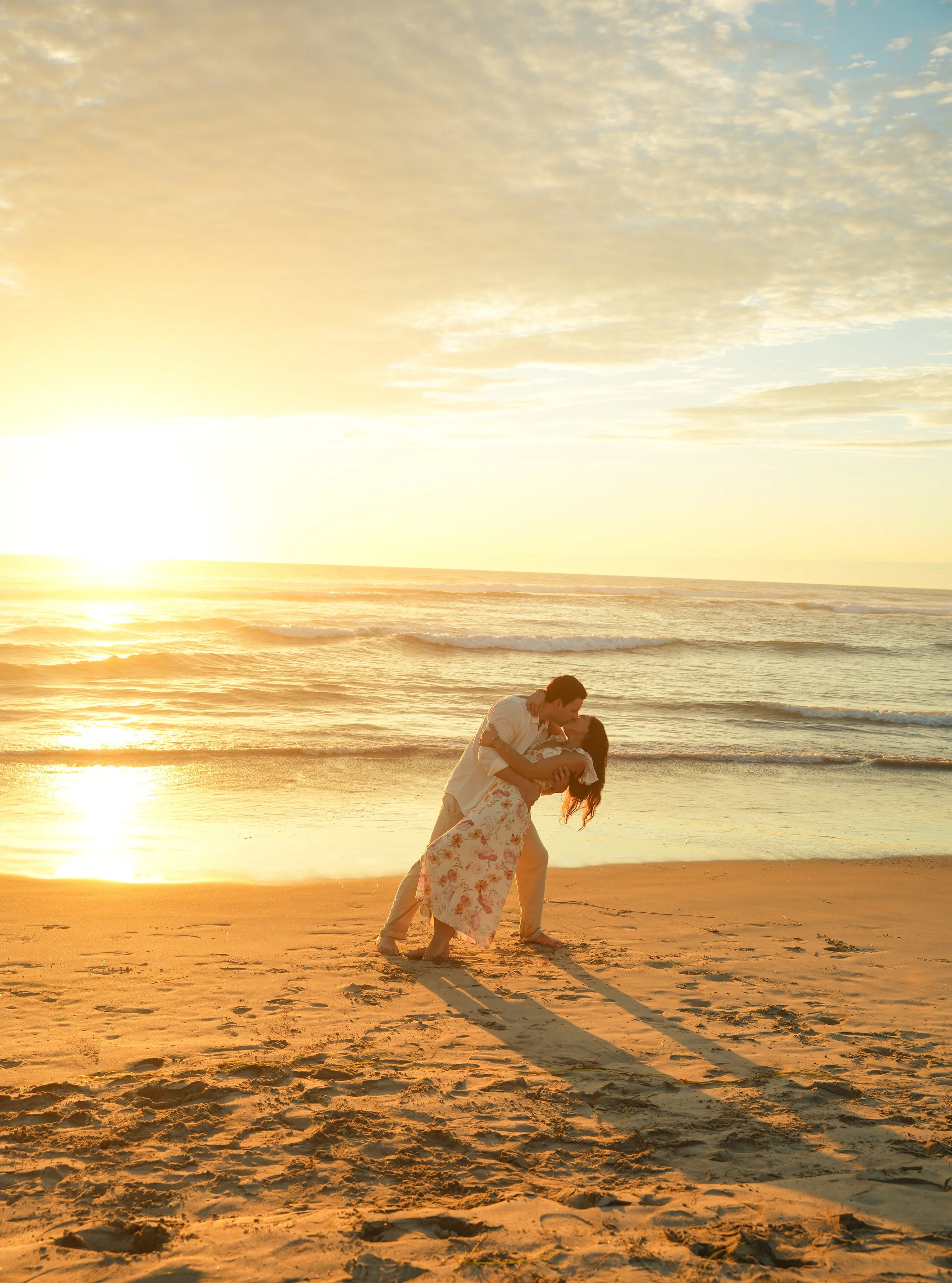 Del Mar Beach Couple Engagement Photos