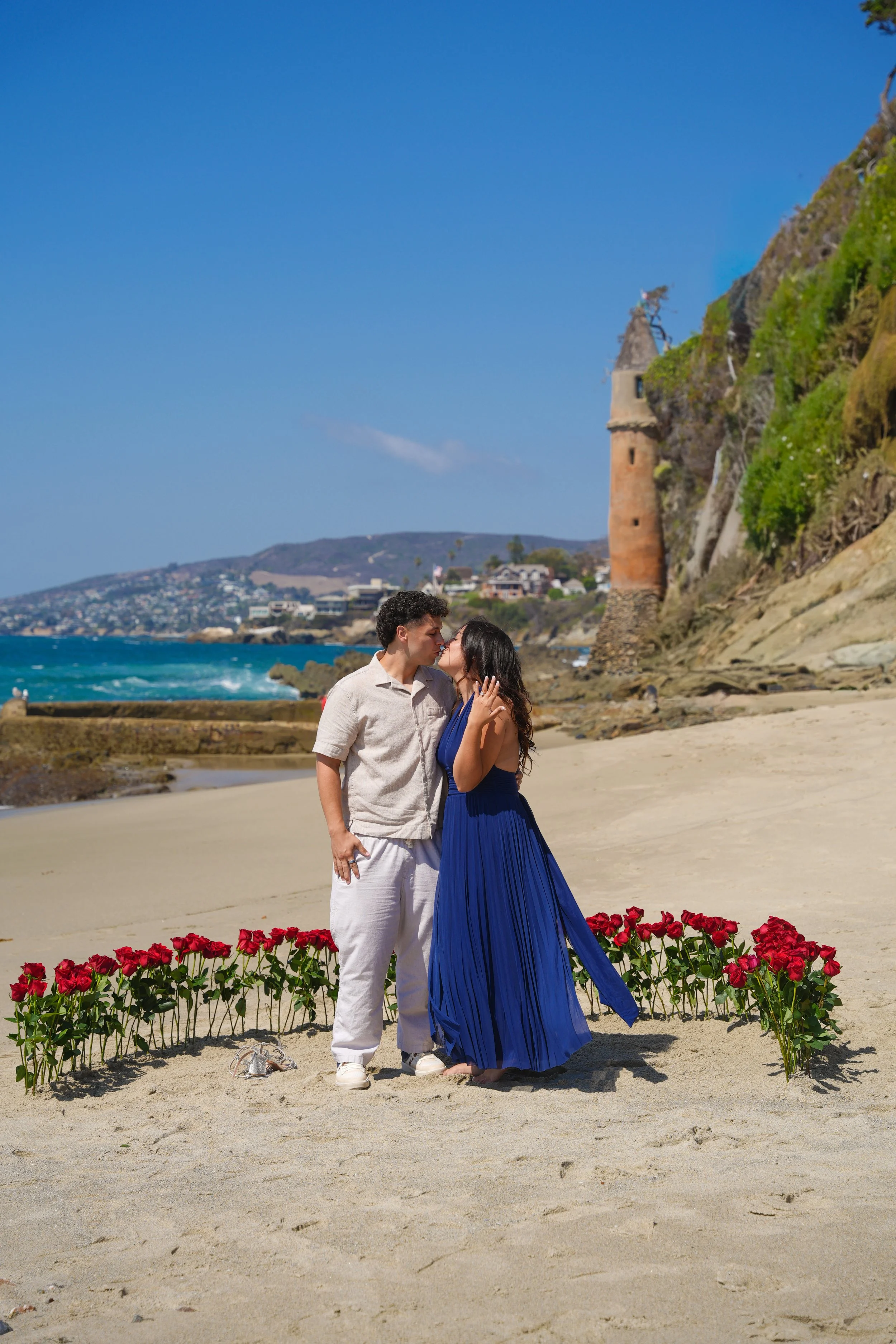 Victoria Beach Post-Proposal Engagement Photos
