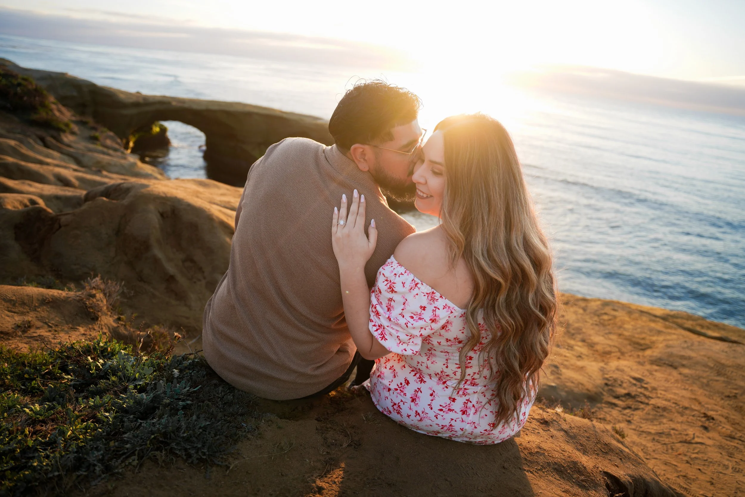Sunset Cliffs Surprise Proposal in San Diego