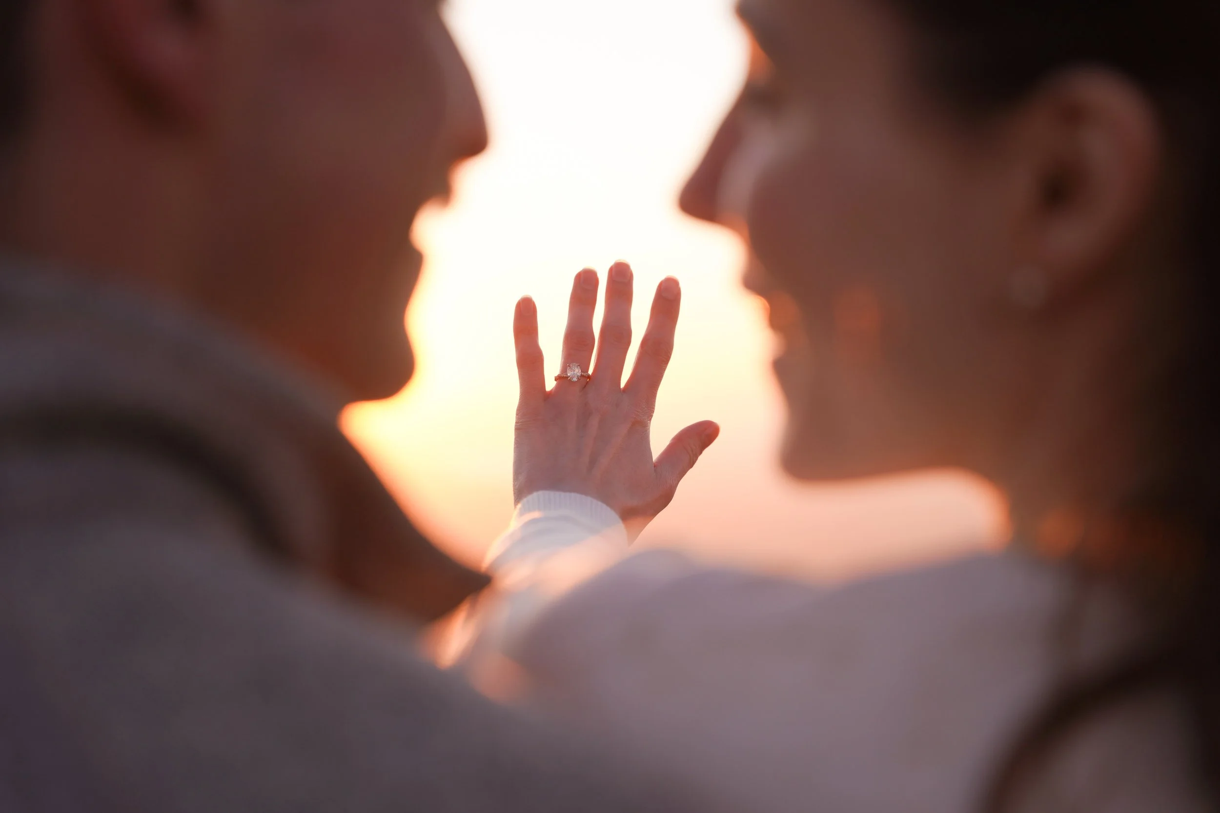 Surprise proposal in Idyllwild California surrounded by towering pine trees and mountain views, captured by a professional surprise proposal photographer specializing in stress-free planning and seamless execution.