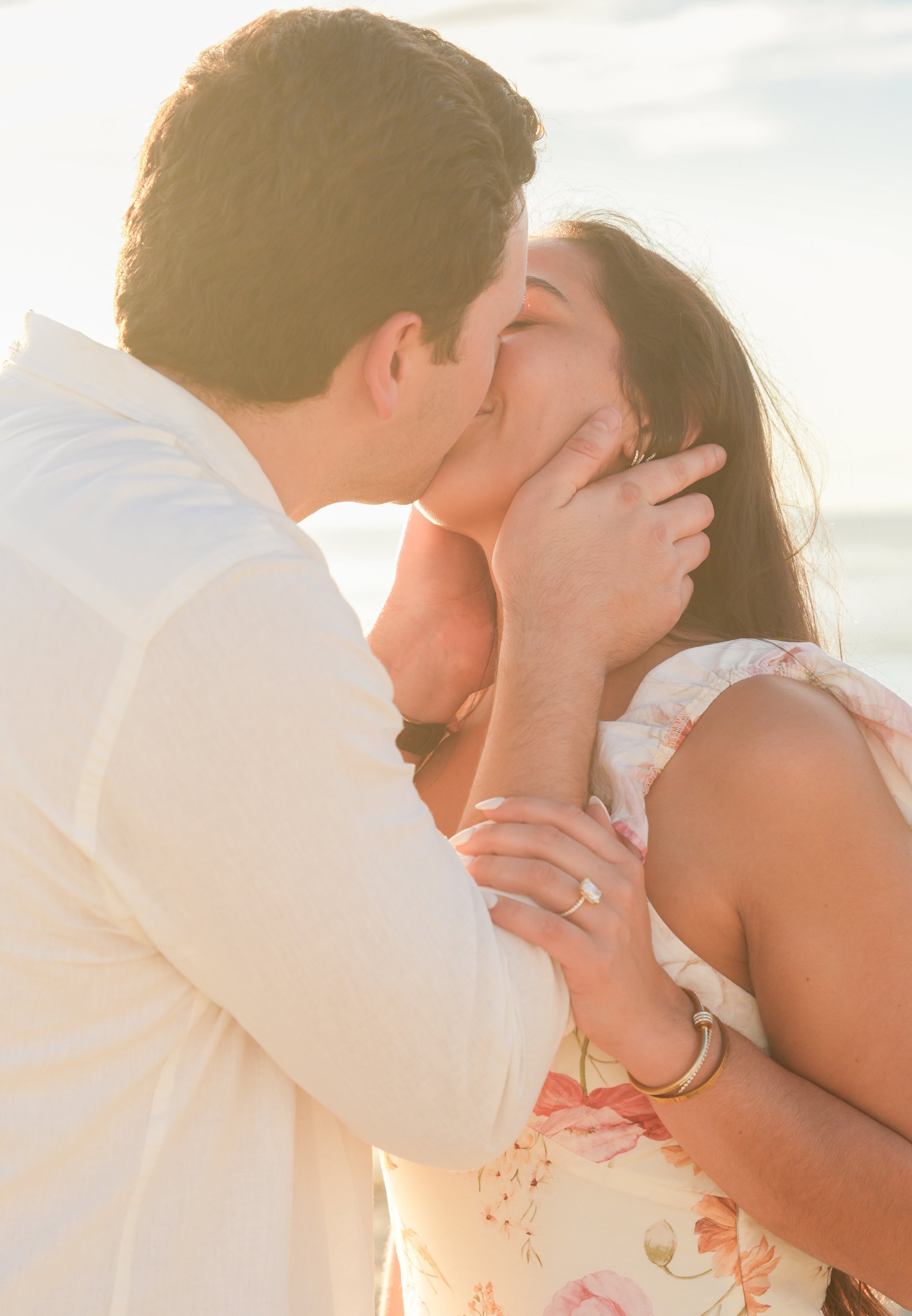 Del Mar Sunset Proposal Photography