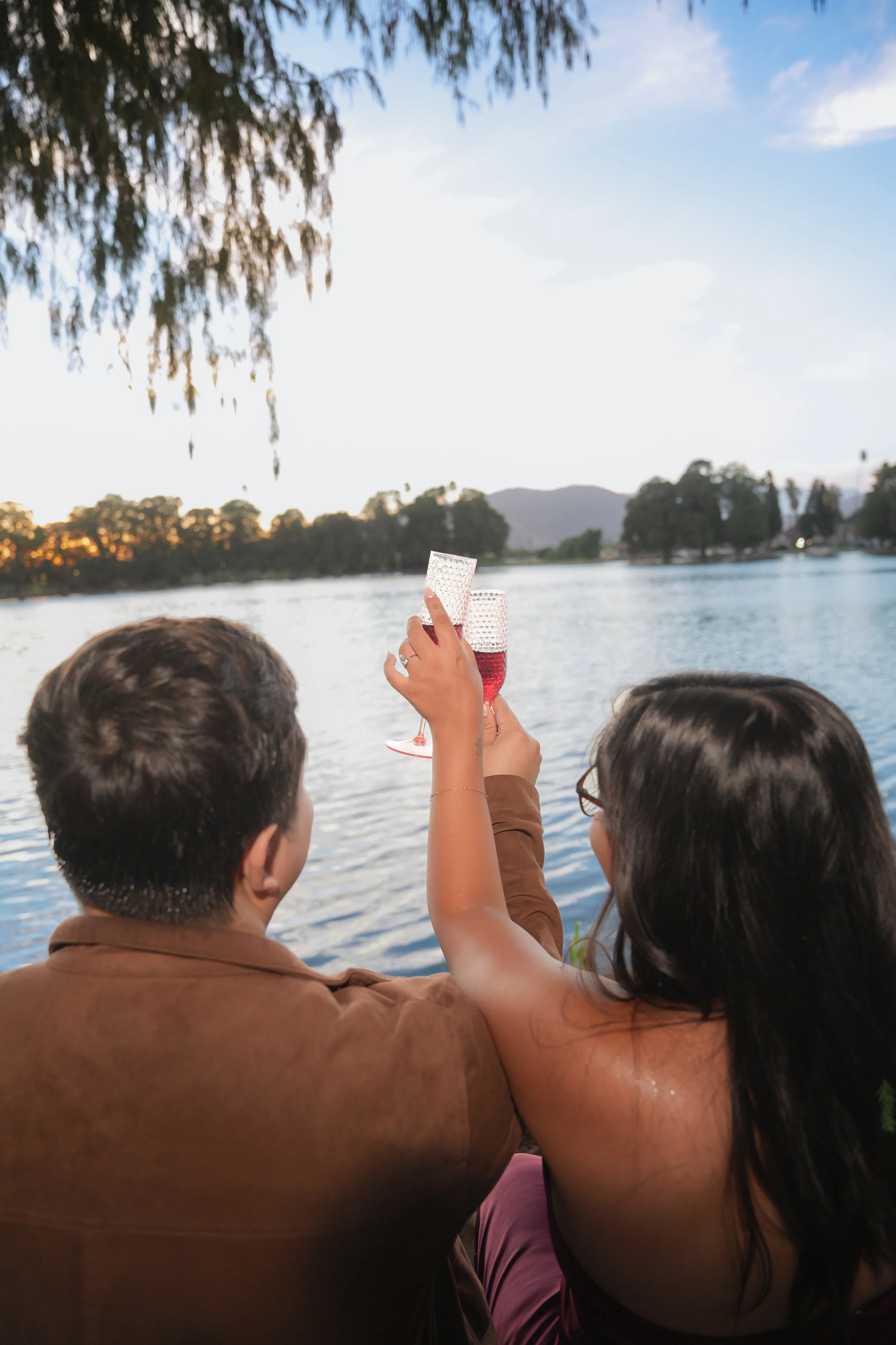 Fairmount Park engagement photos in Riverside, California.