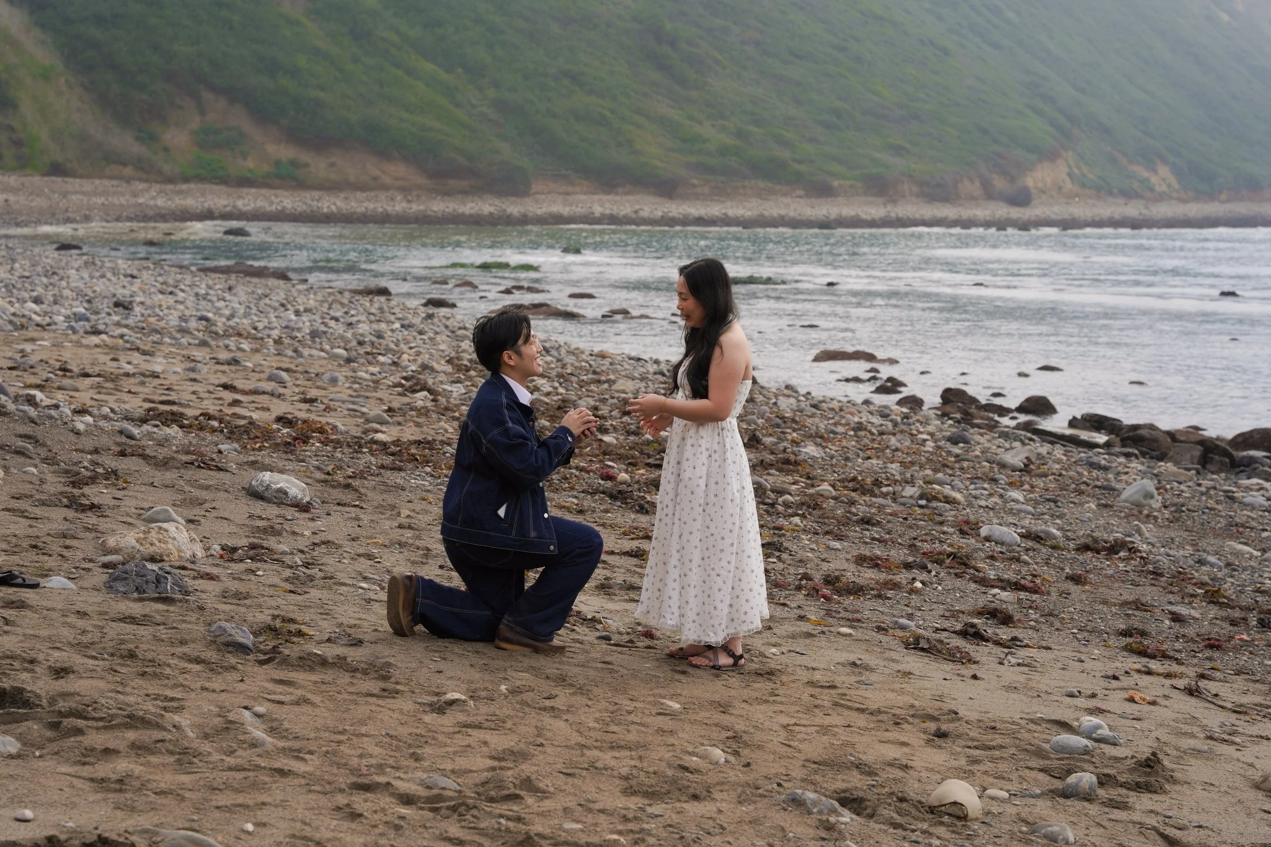 Palos Verdes Estates Surprise Proposal | Bluff Cove Engagement Photography