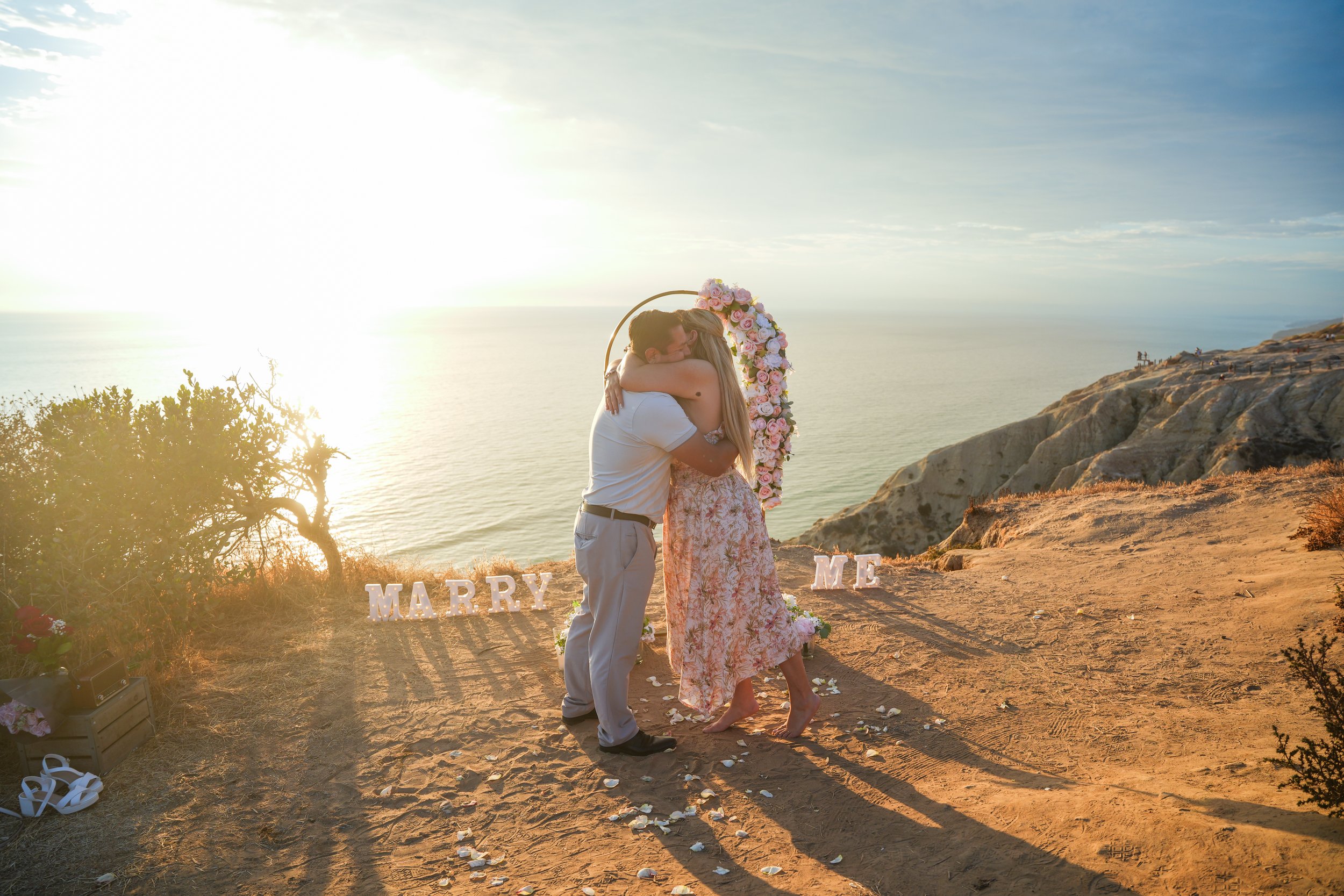 Sunset Proposal at La Jolla Gliderport