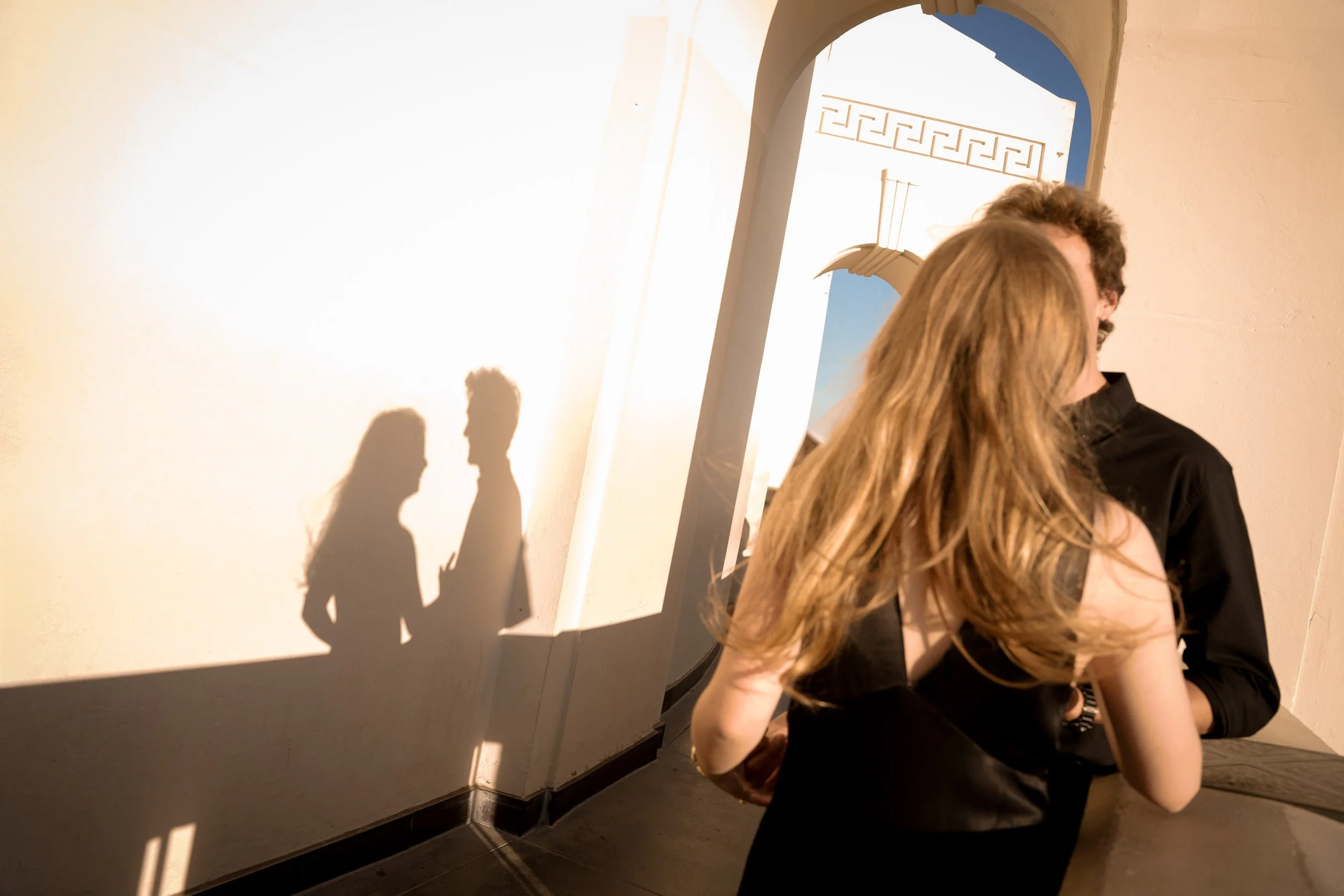 Griffith Observatory Proposal at Sunset