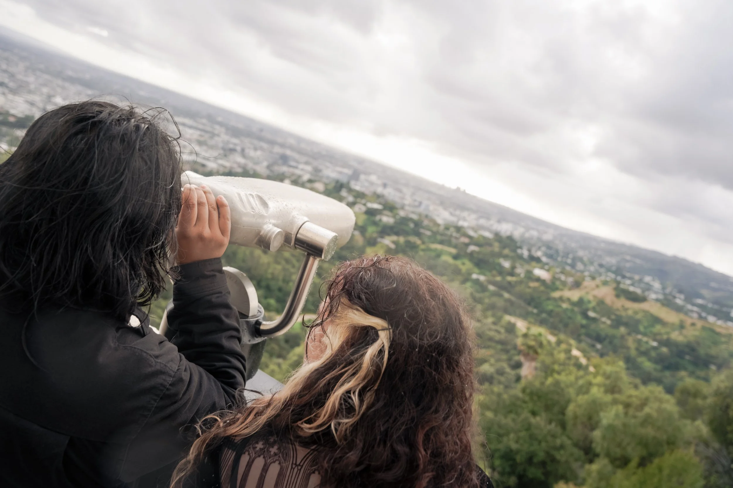 Hollywood Sign Engagement Photos