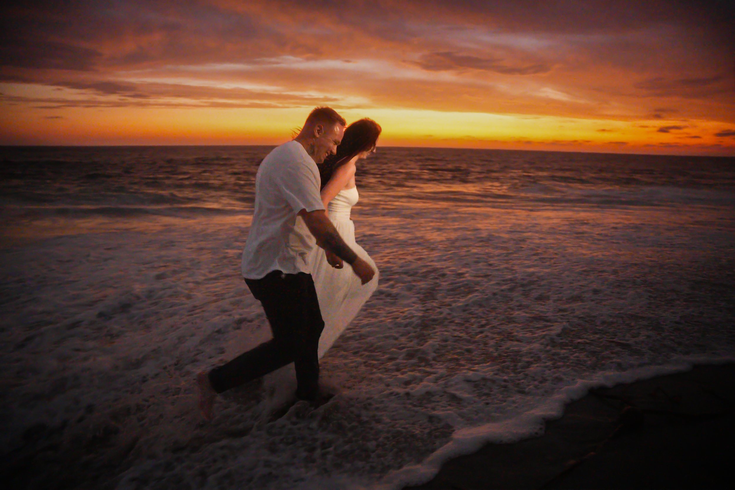 Destination Proposal at Windansea Sunset
