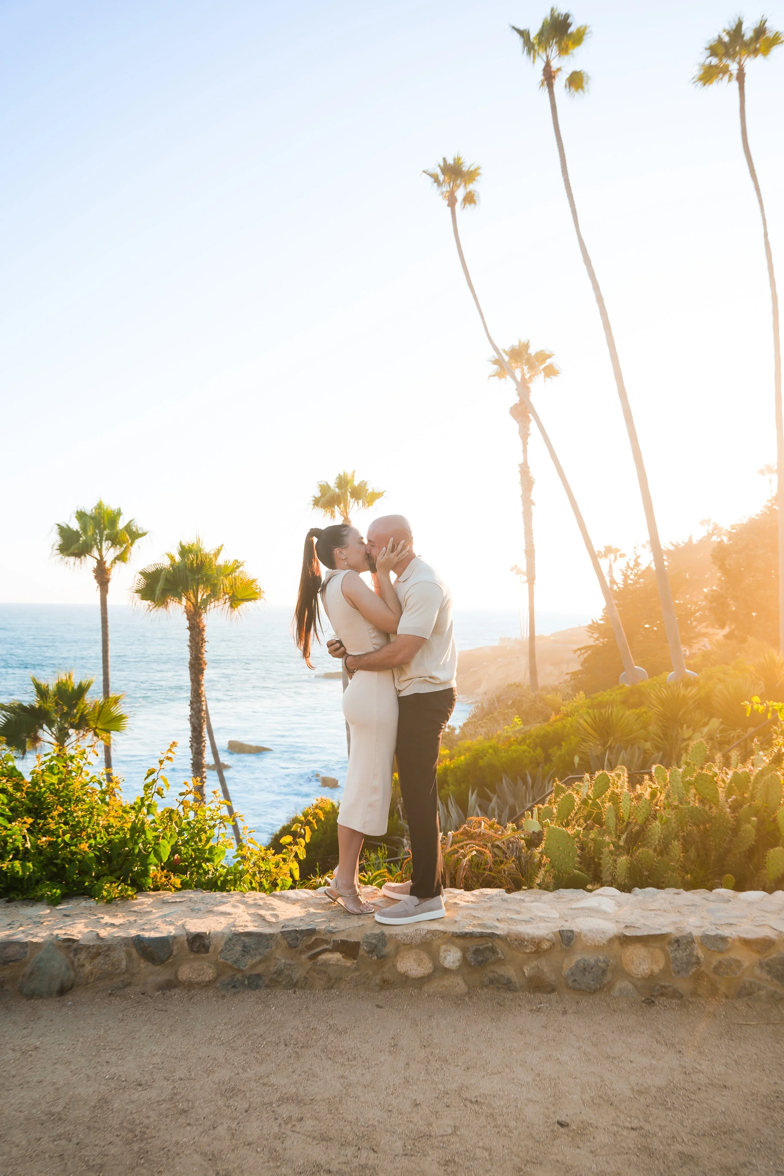 Sunset Proposal at Heisler Park Overlook