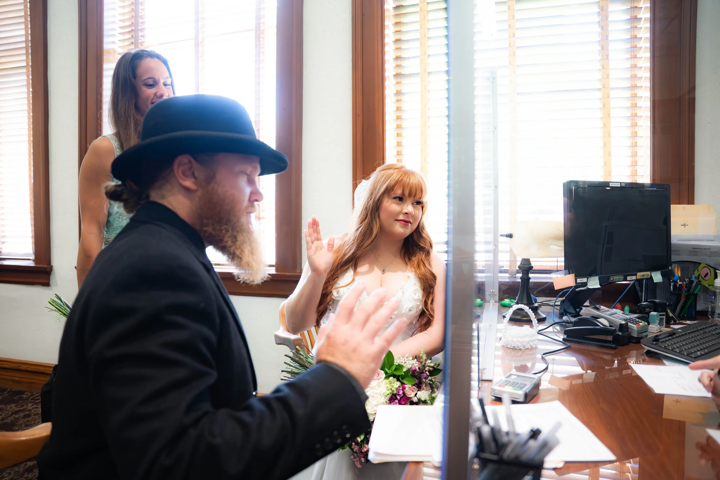 Courthouse Wedding Portraits at the Historic Santa Ana Courthouse