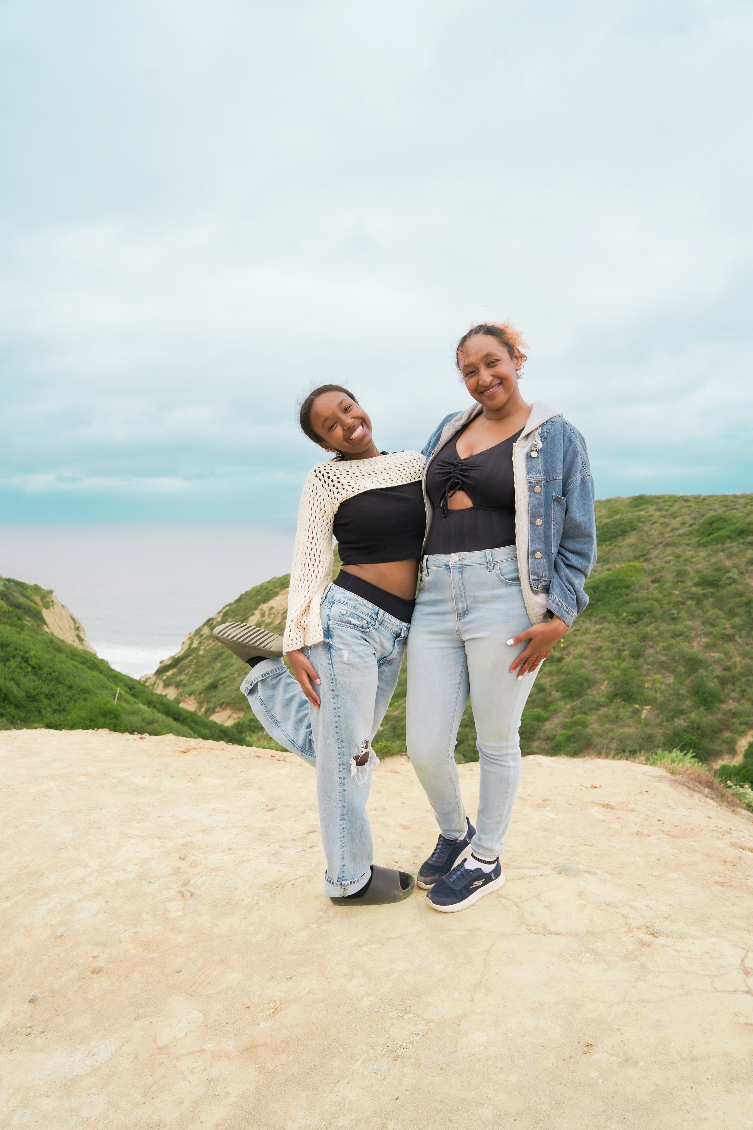Friendship, fresh air, and an ocean view—some moments are simple, beautiful, and worth remembering. Shot on the Saigon Trail in La Jolla.