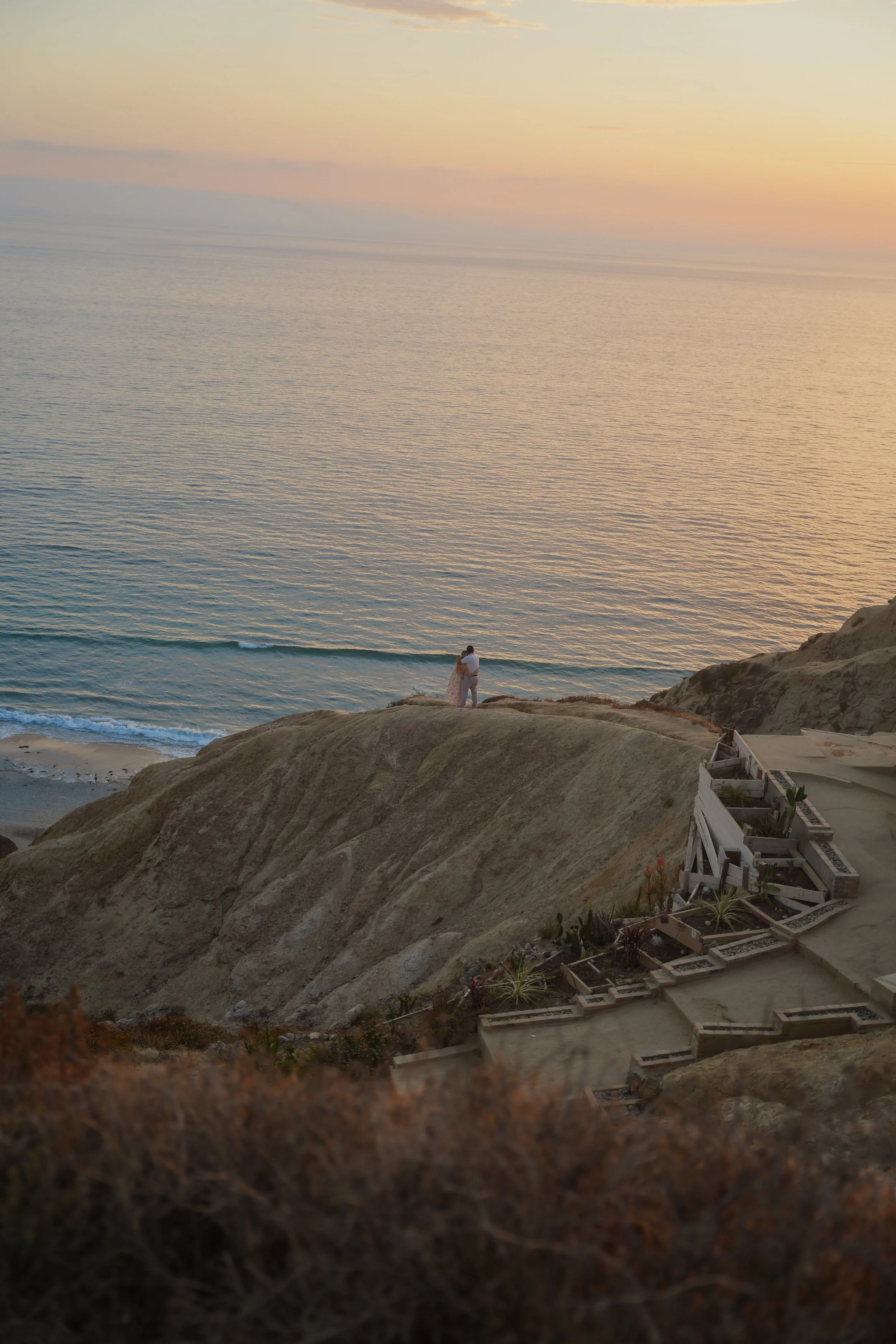 Newly Engaged Couple at La Jolla Gliderport