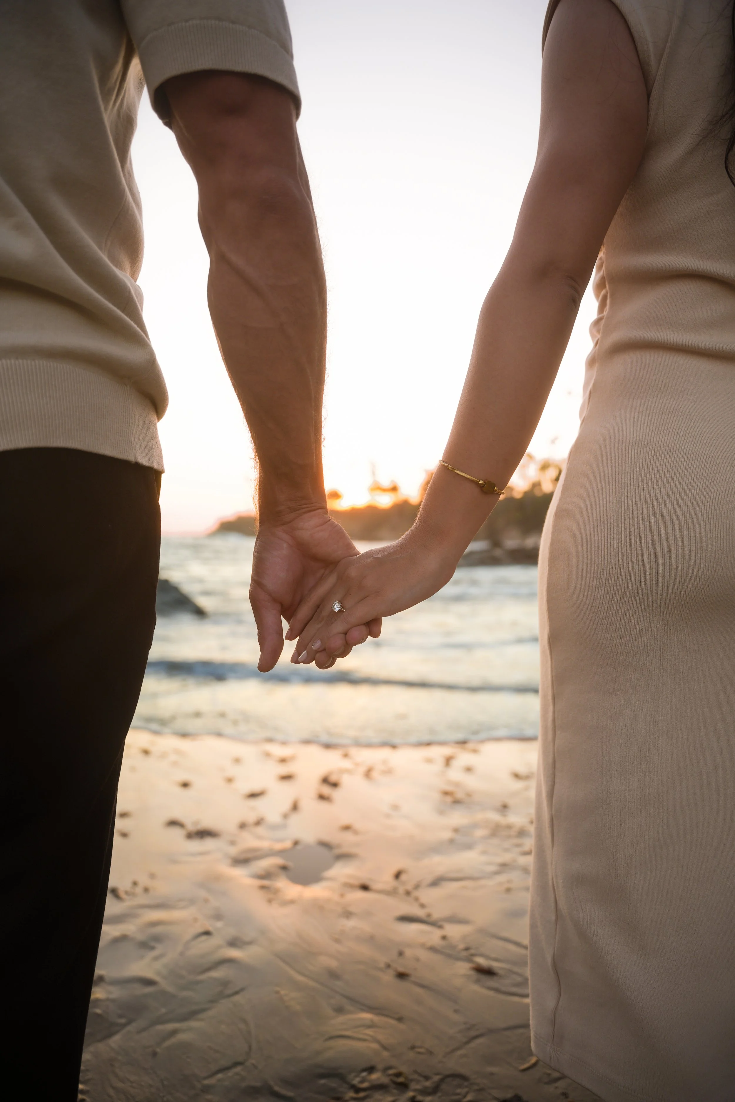 Heisler Park Sunset Beach Engagement