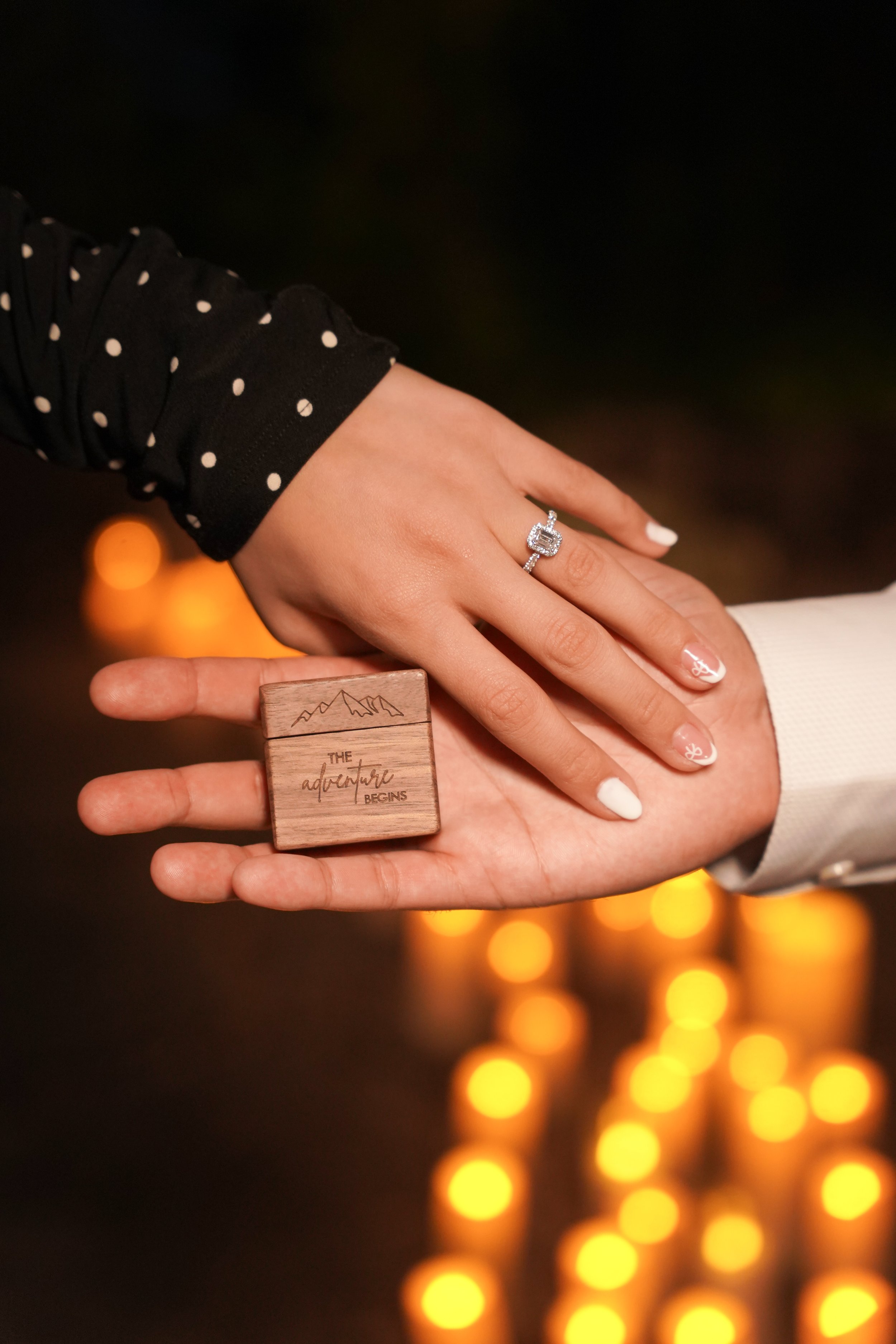 A surprise proposal in the hills of Temecula, styled by Life’s Short Picnic and captured with candid surprise photography. Surrounded by vineyard views and golden light, their unforgettable “yes” was picture-perfect.