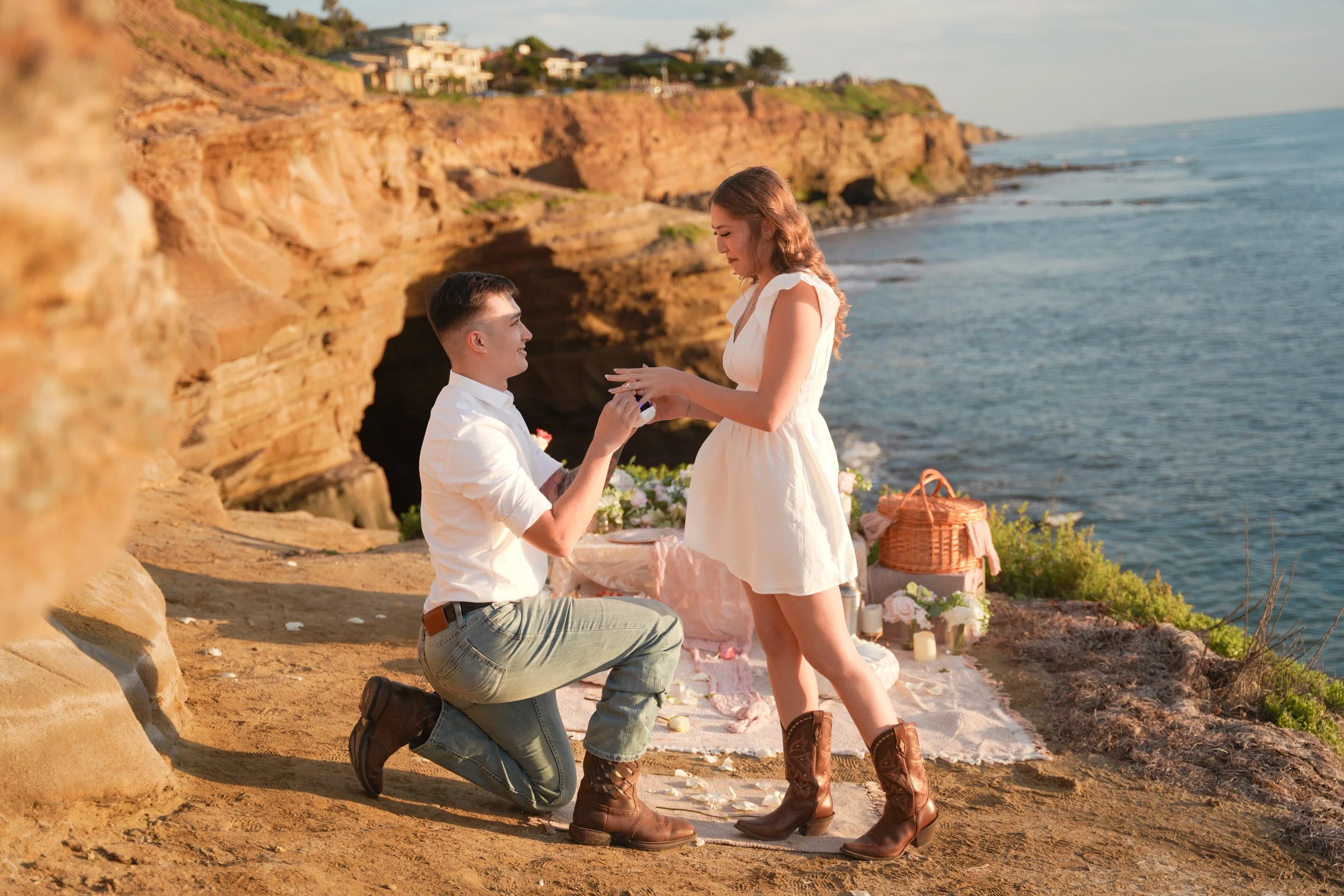 Sunset Cliffs Proposal Photography