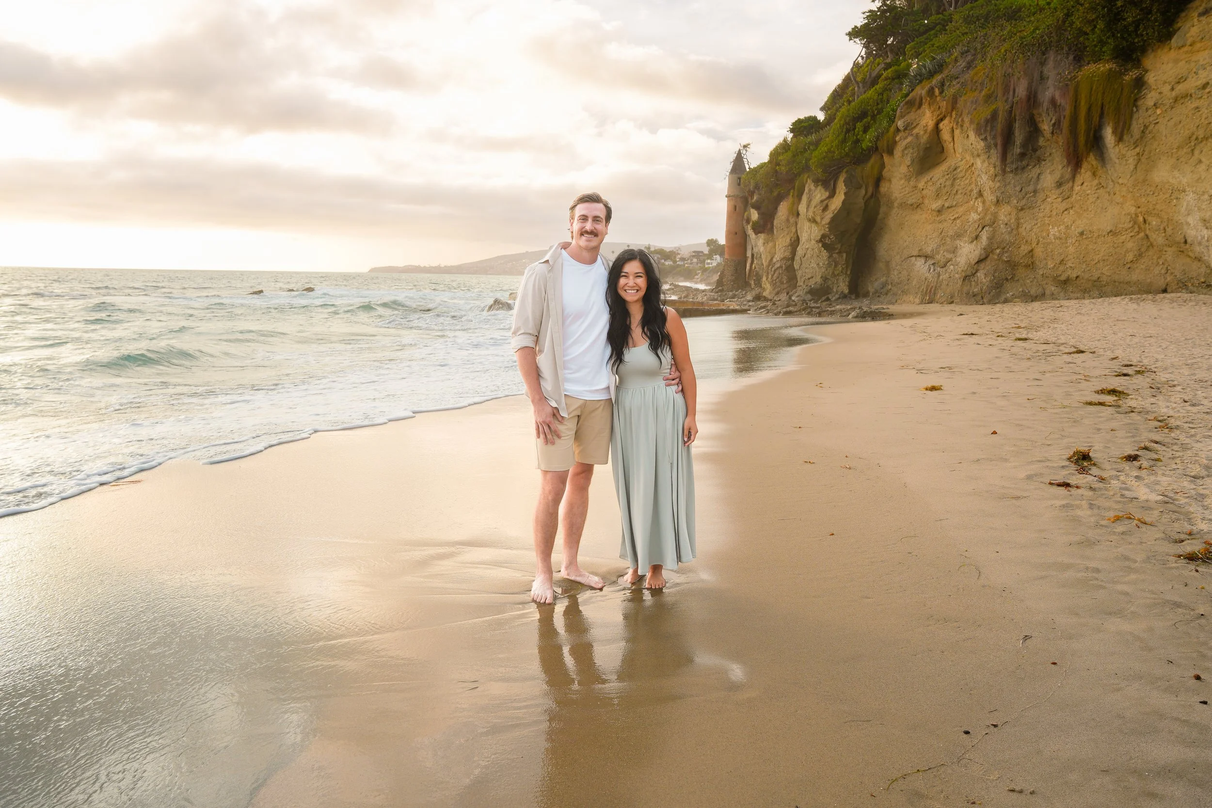 Victoria Beach Pirate Tower Surprise Proposal