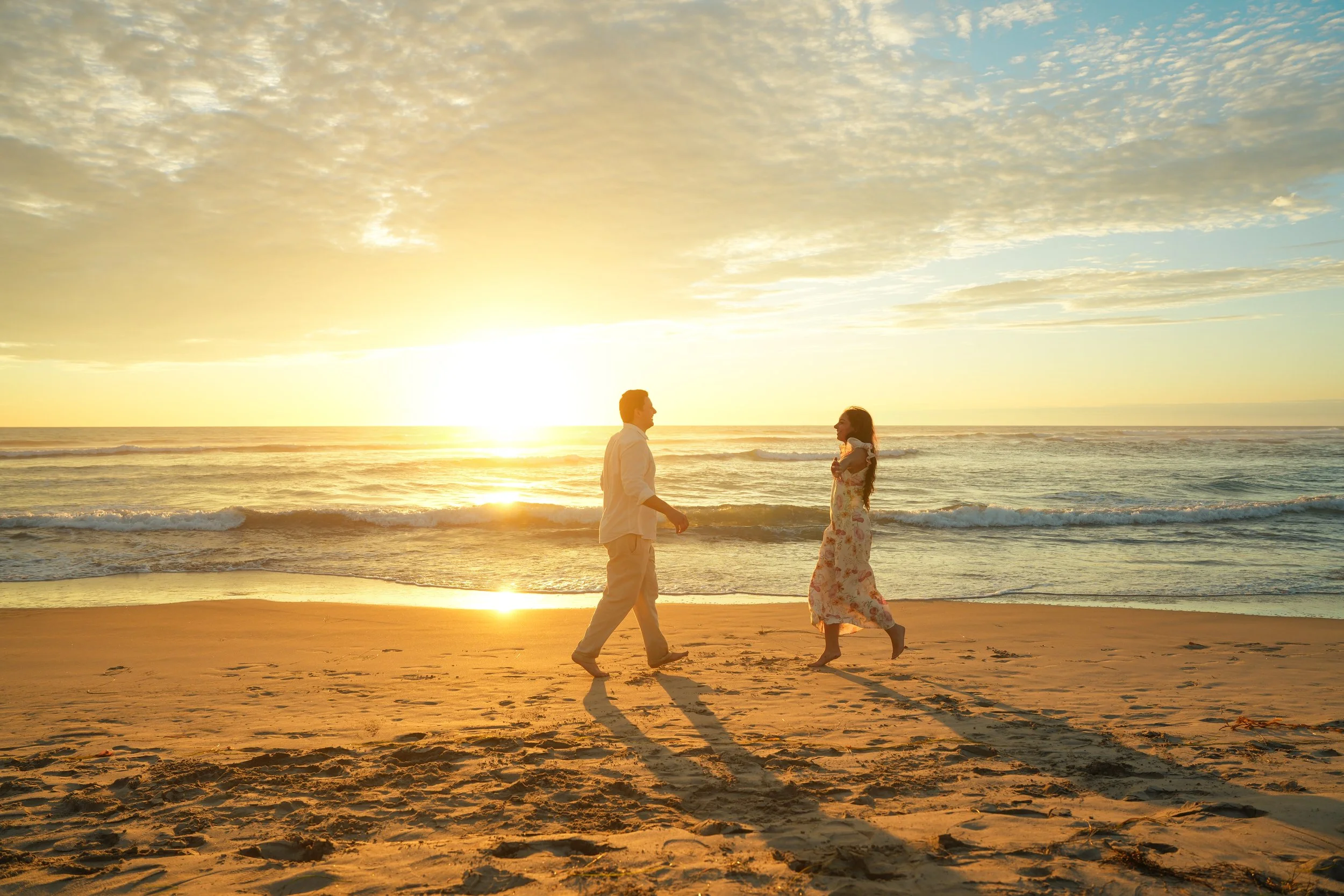 Del Mar Sunset Engagement Session