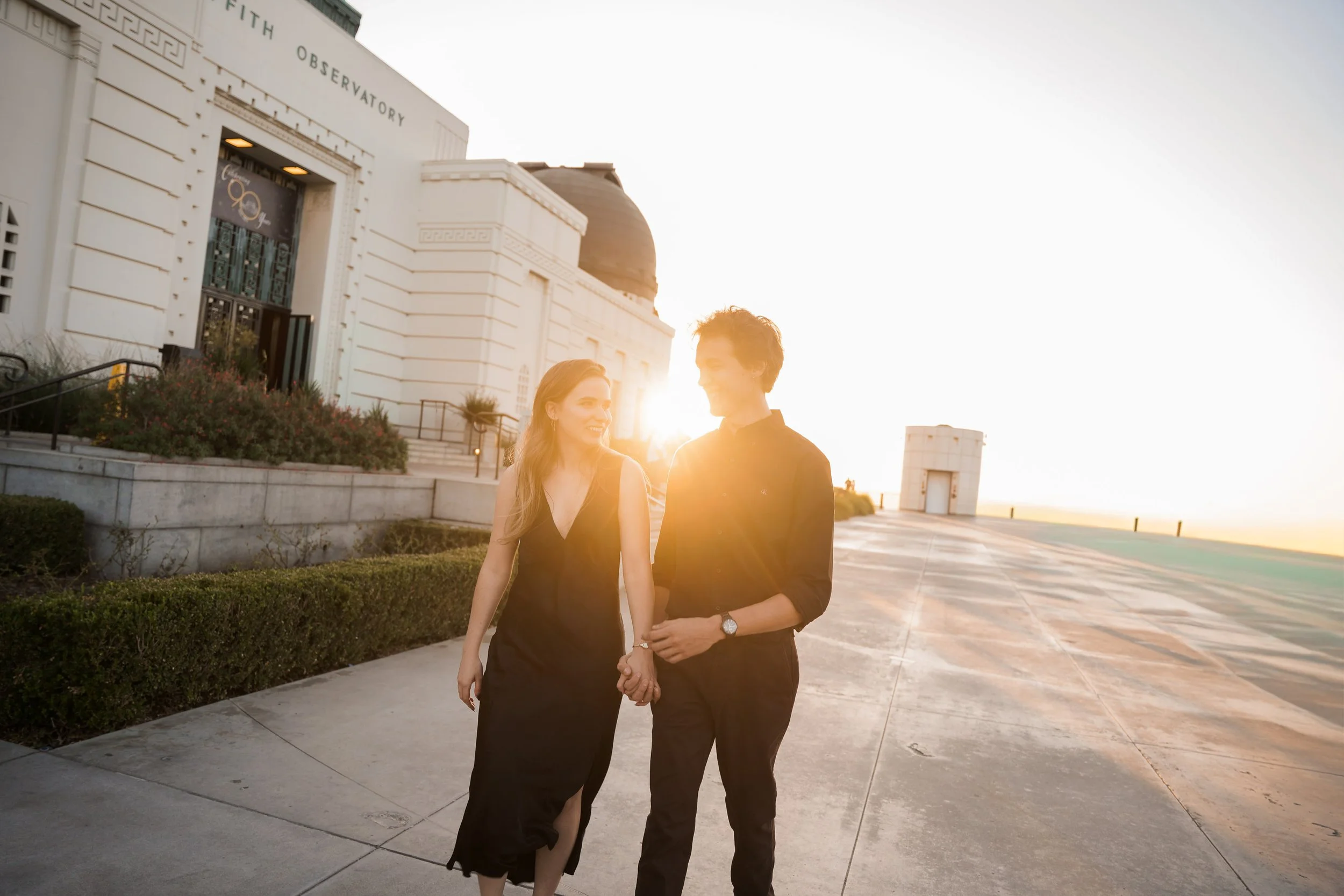 Golden Hour Engagement Photos in Los Angeles