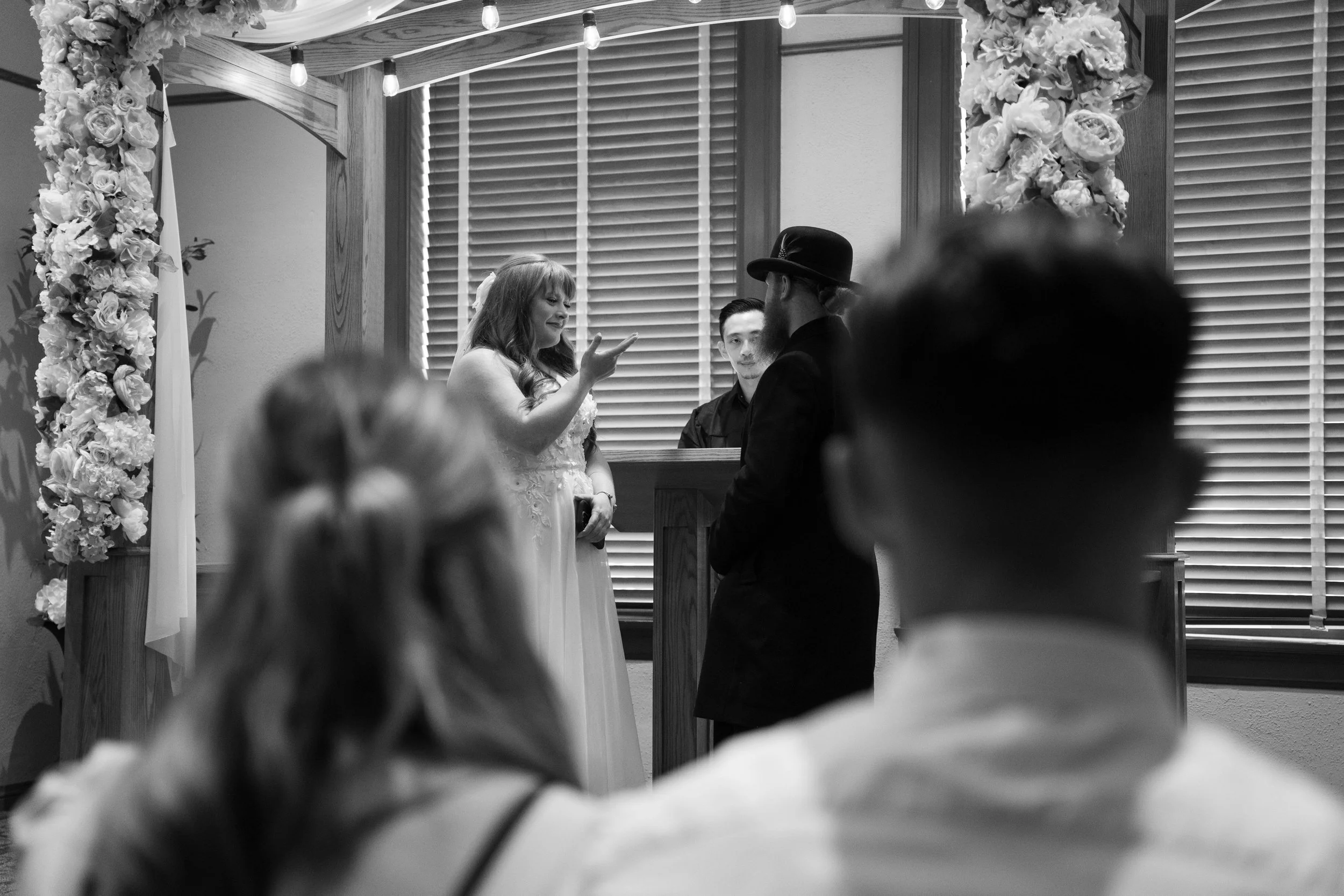 Civil marriage at the historic Old Orange County Courthouse. This couple booked our Elopement Package for their intimate celebration. 📸 Book your Orange County courthouse wedding photography today.