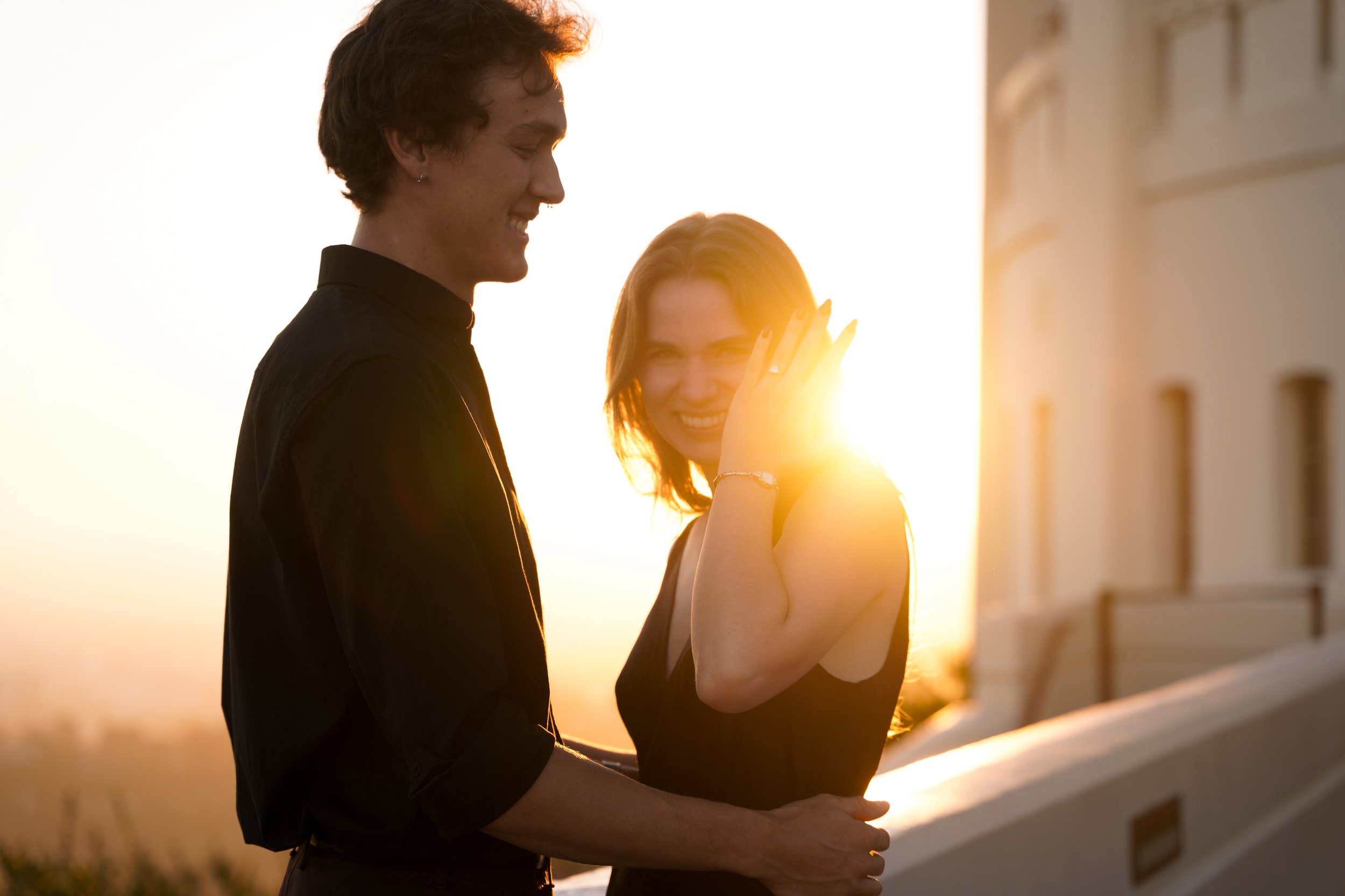 Los Angeles West Terrace Engagement Photography