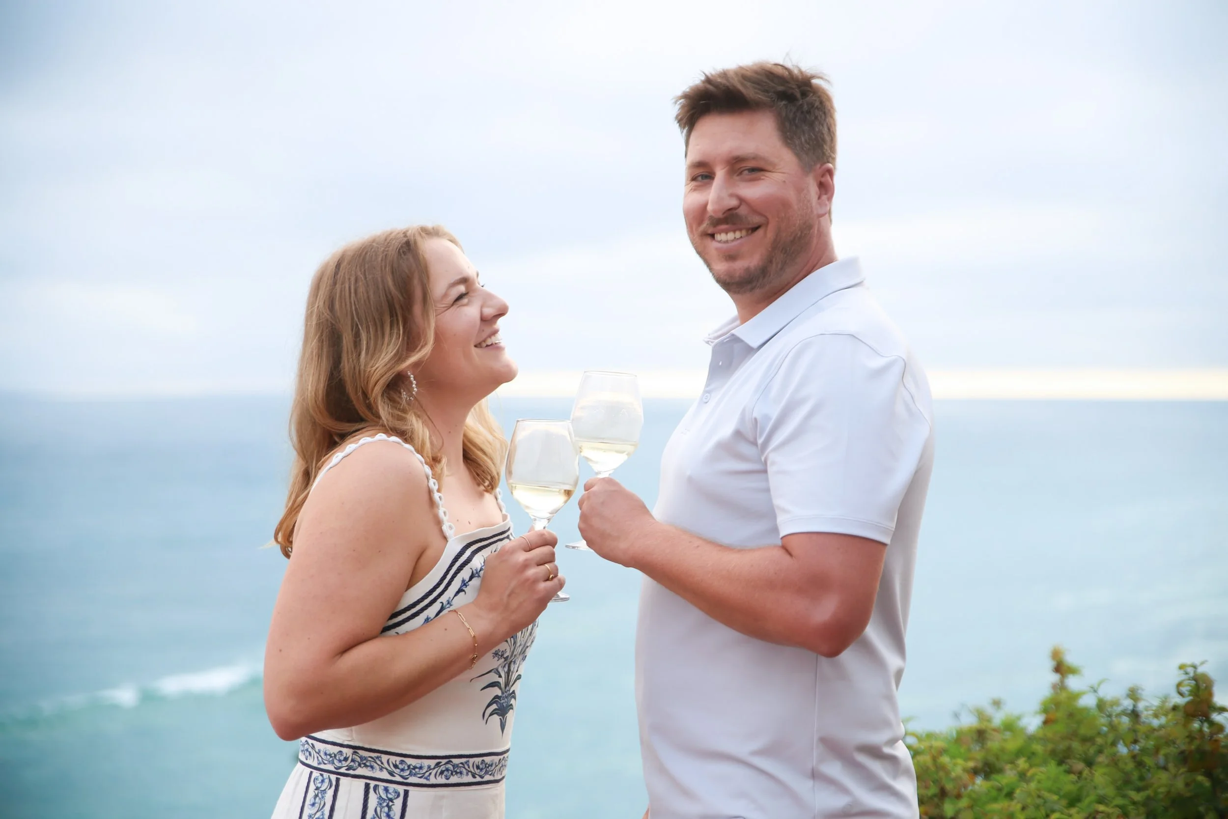 Engagement Toast in Encinitas