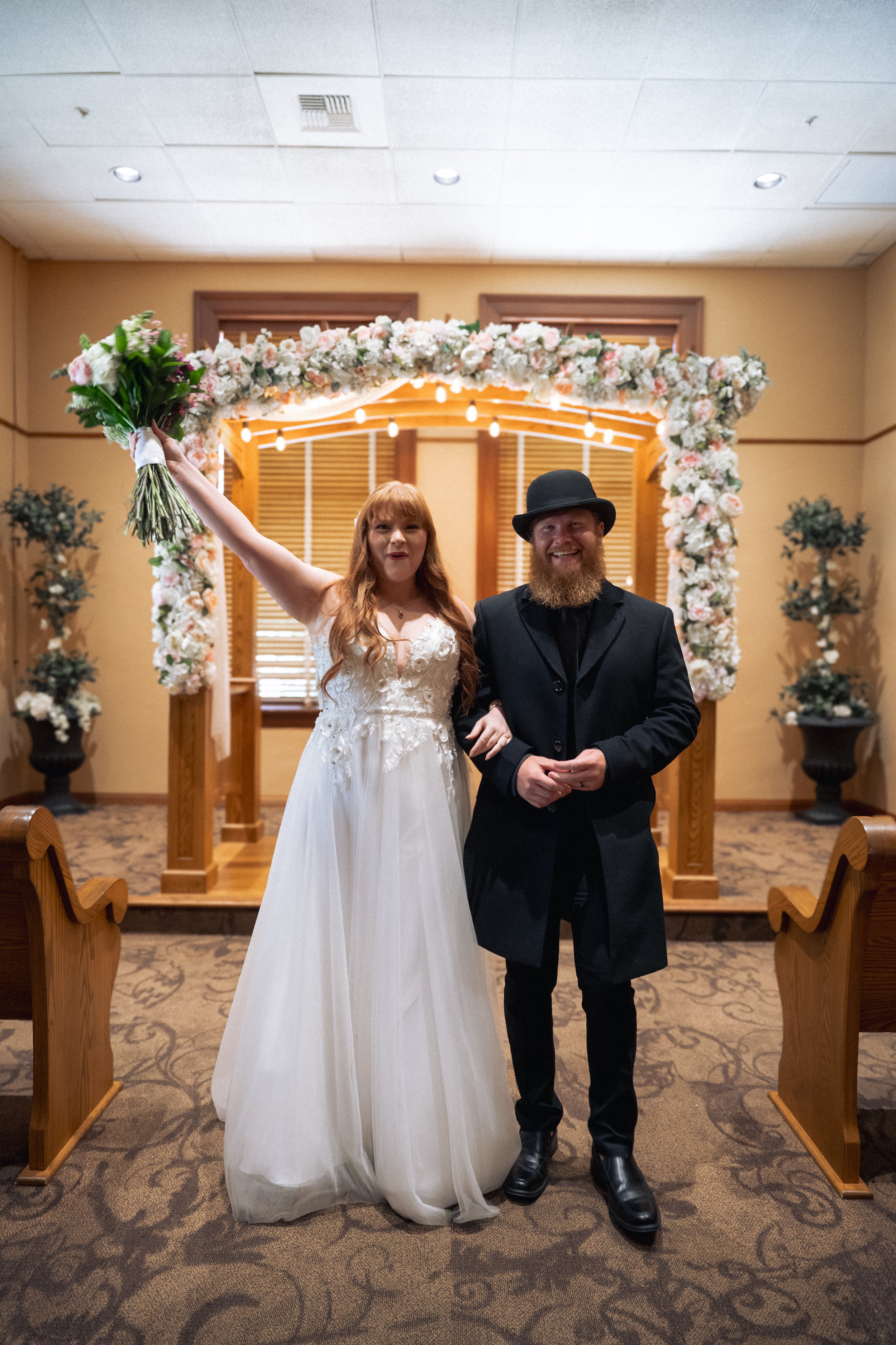 Beautiful, timeless moments captured of Joshua & Colleen at the historic OC Courthouse in Santa Ana. Civil courthouse wedding photography that tells your story—book us today.