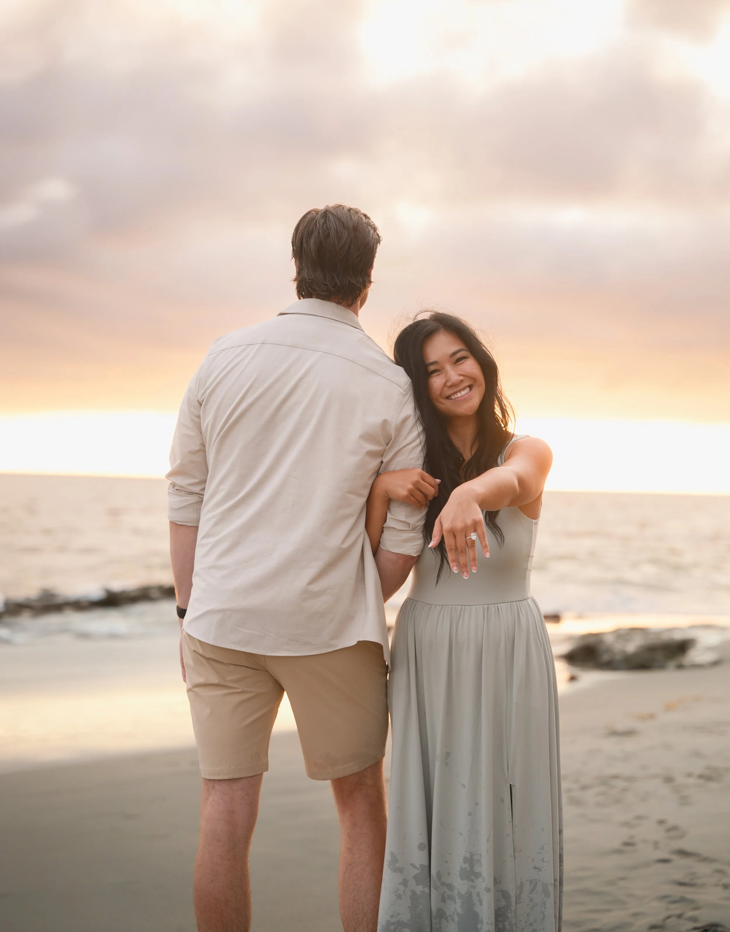 Laguna Beach Engagement Photos at Victoria Beach