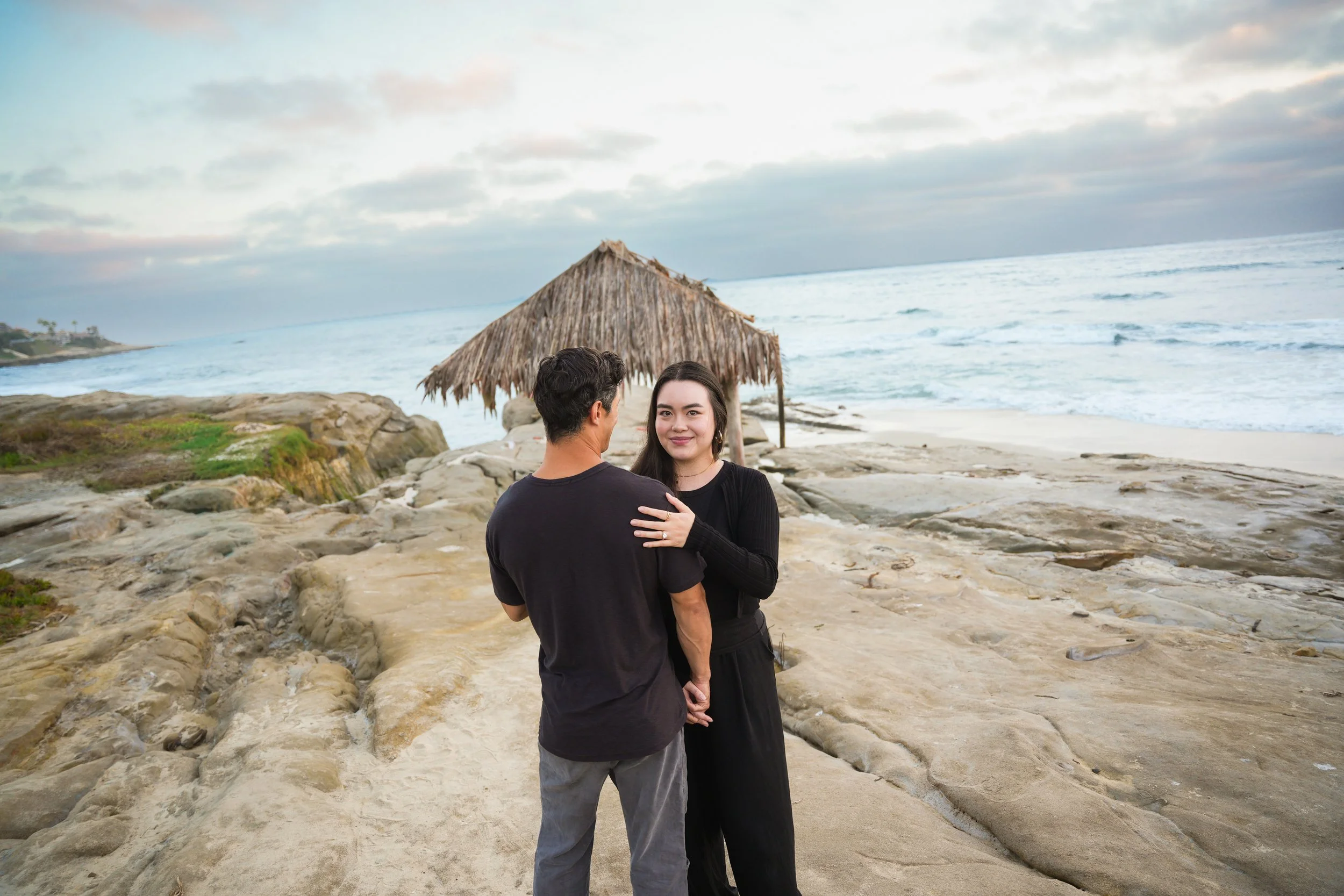 Windansea Beach Golden Hour Engagement