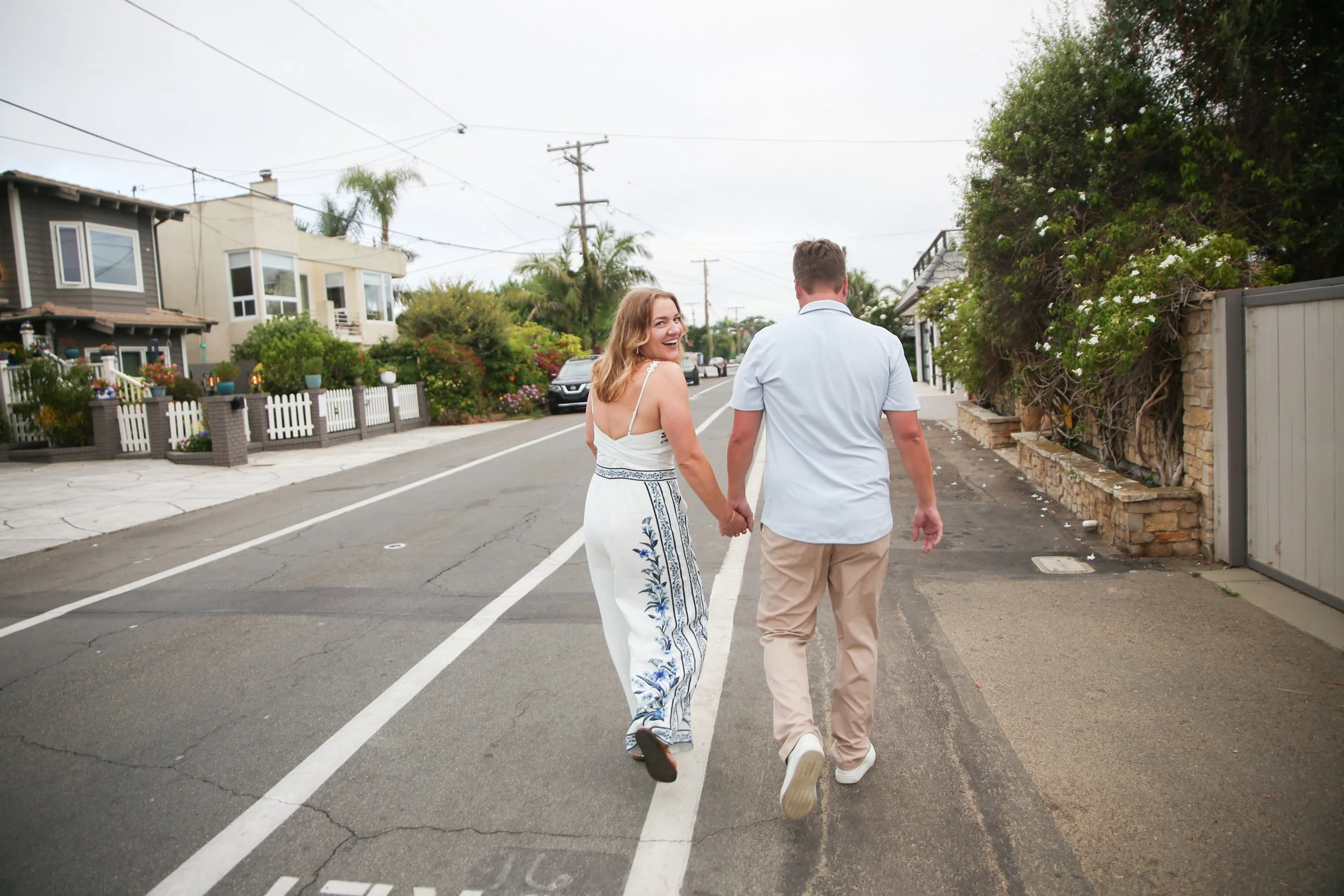 Walking to Leucadia State Beach