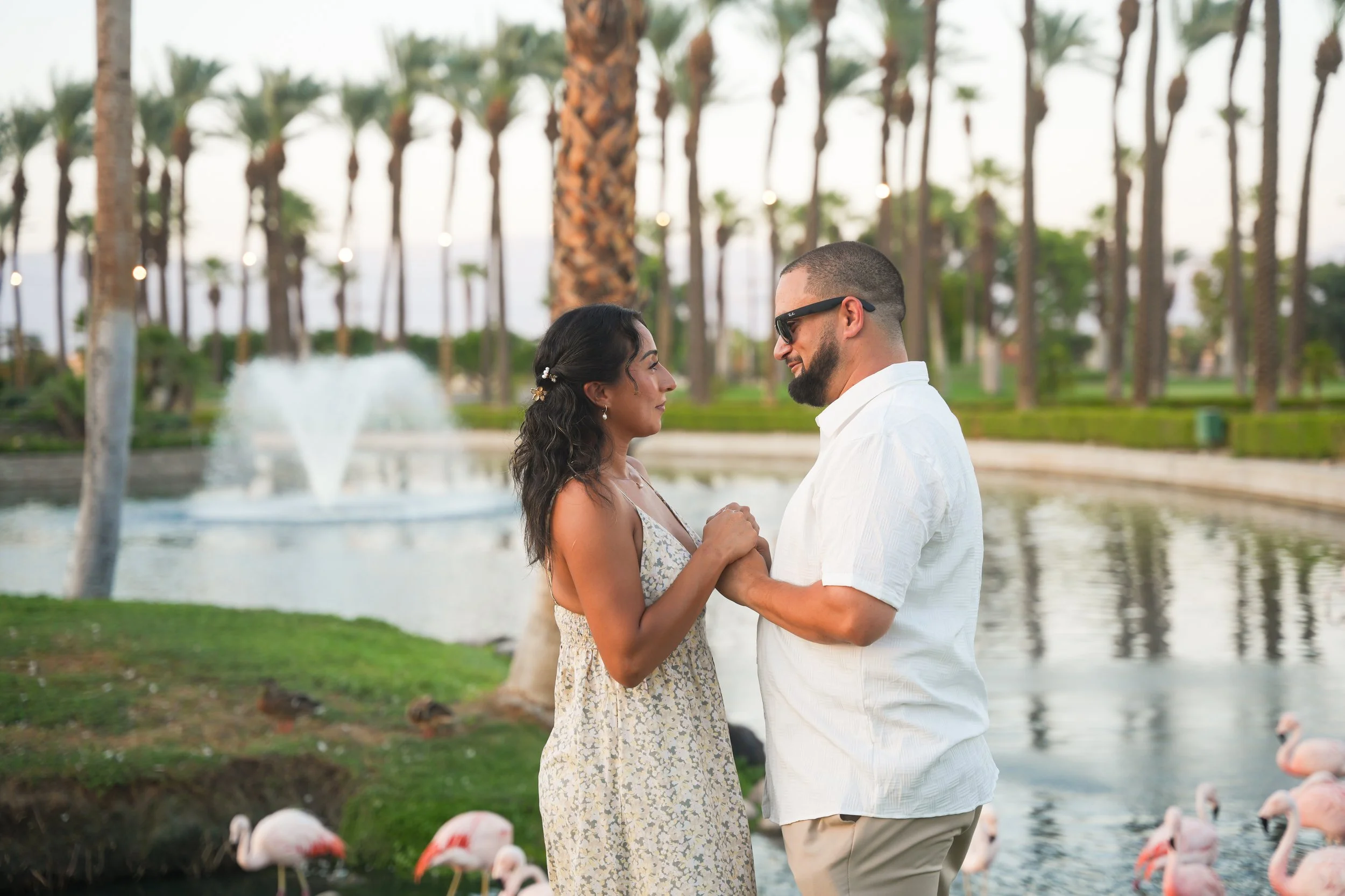 From Mountain Views to Flamingo Island | Mohamed &amp; Jenny's Surprise Proposal at JW Marriott Palm Desert