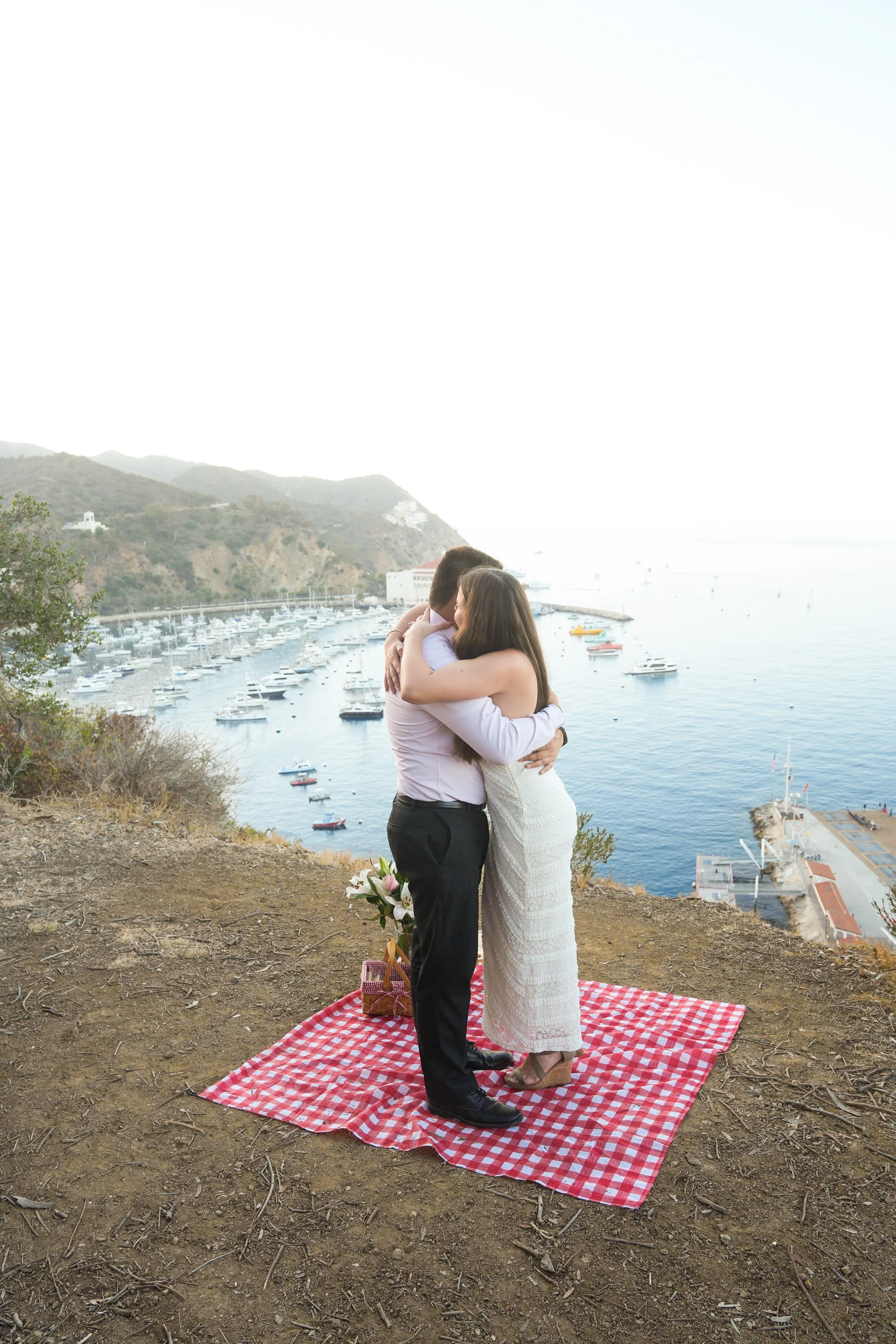 Catalina Island proposal overlooking Avalon Bay