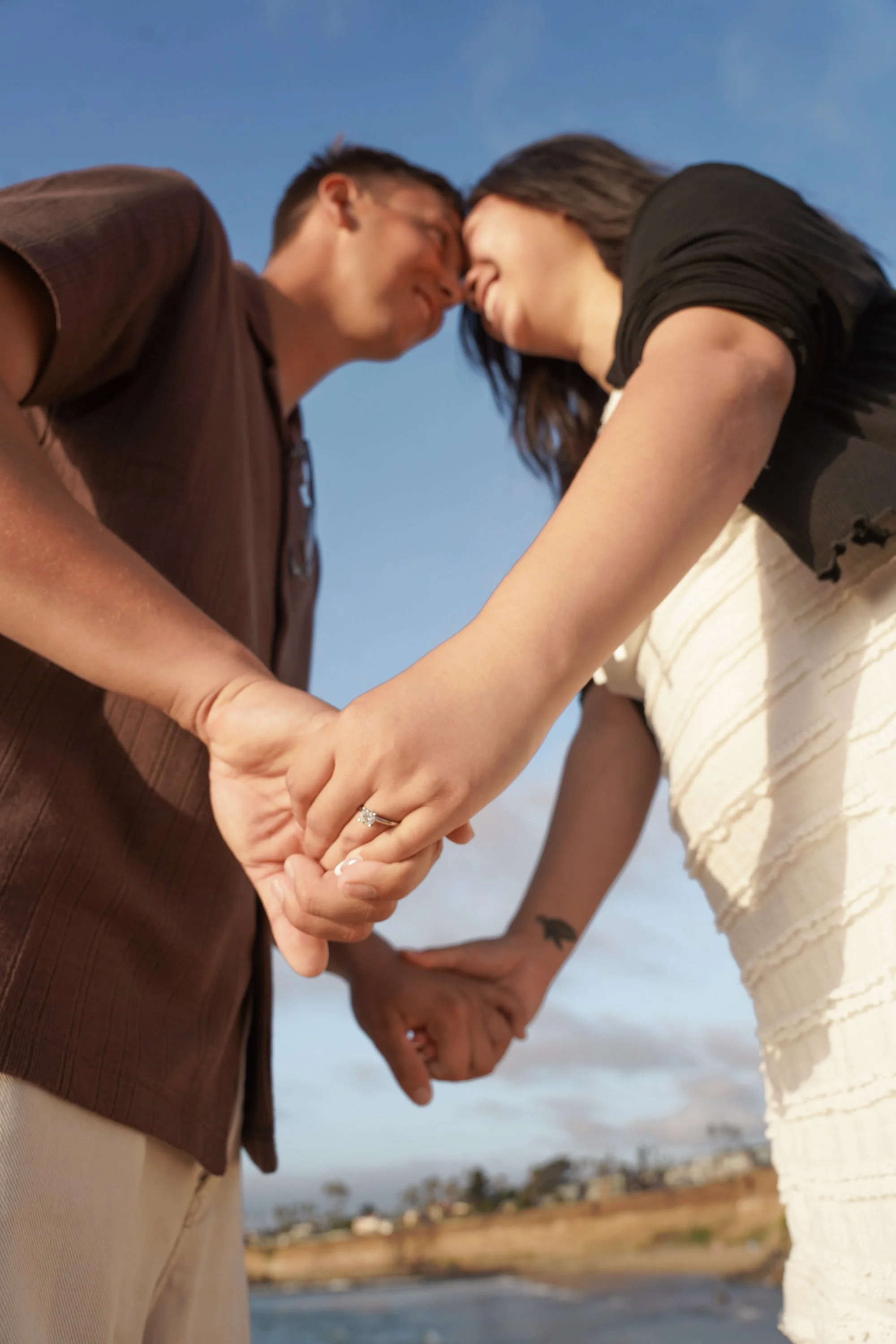 Surprise Proposal at Sunset