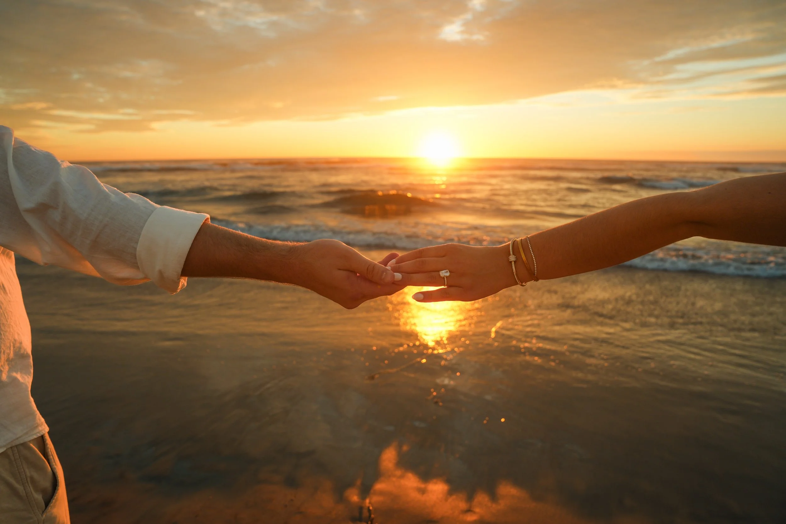 Del Mar Sunset Couple Photography