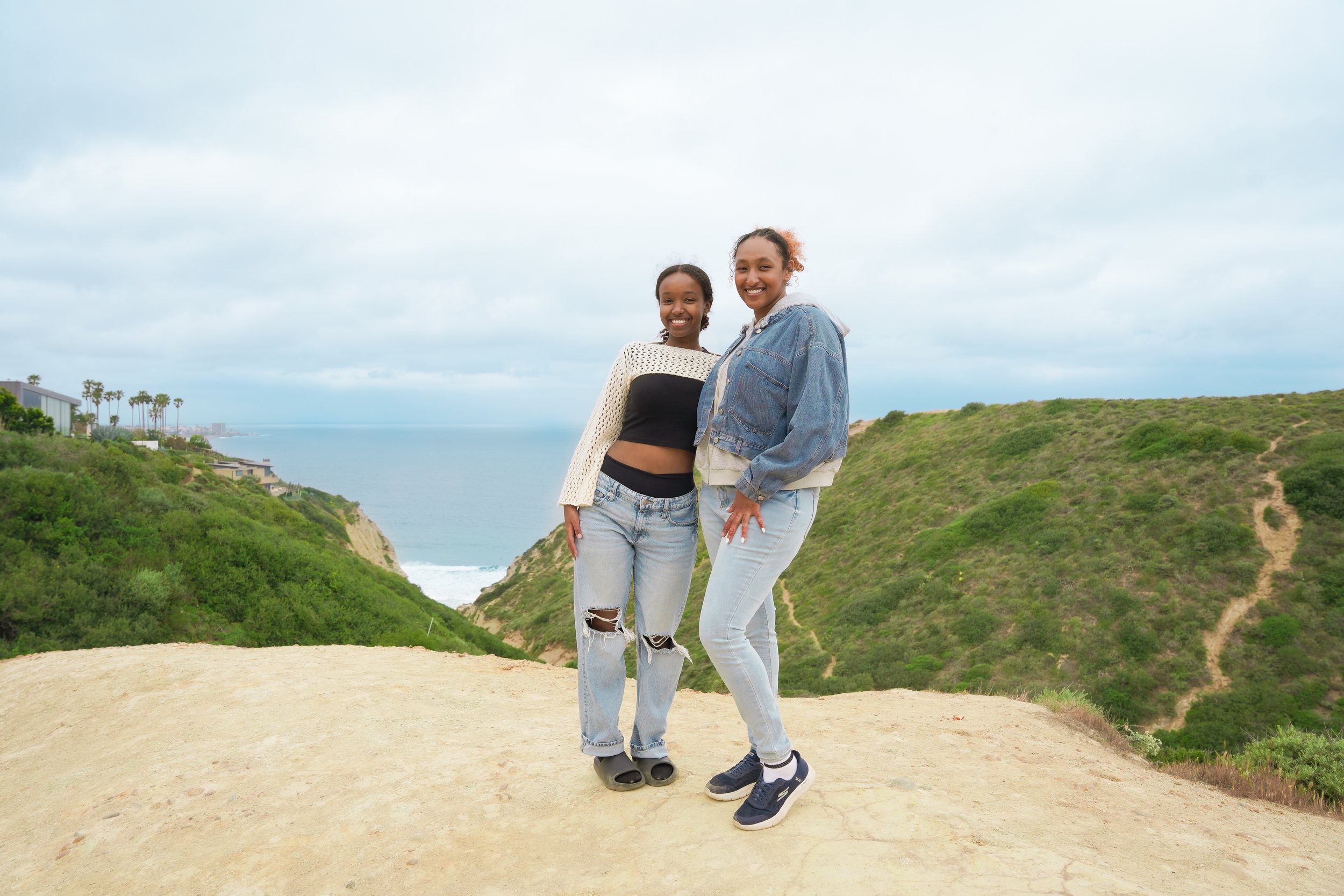 Friendship, fresh air, and an ocean view—some moments are simple, beautiful, and worth remembering. Shot on the Saigon Trail in La Jolla.