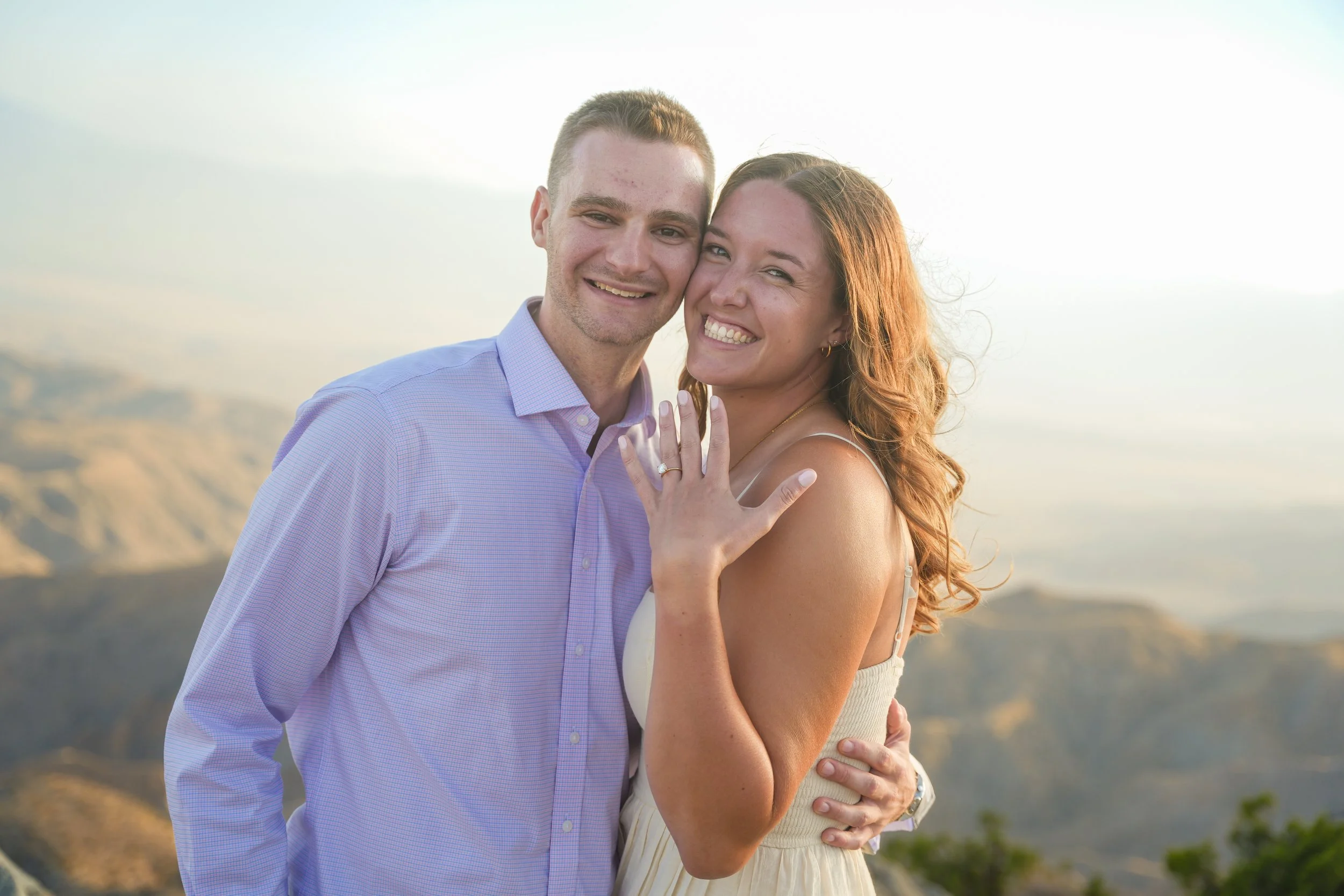 Destination Surprise Proposal at Keys View Joshua Tree