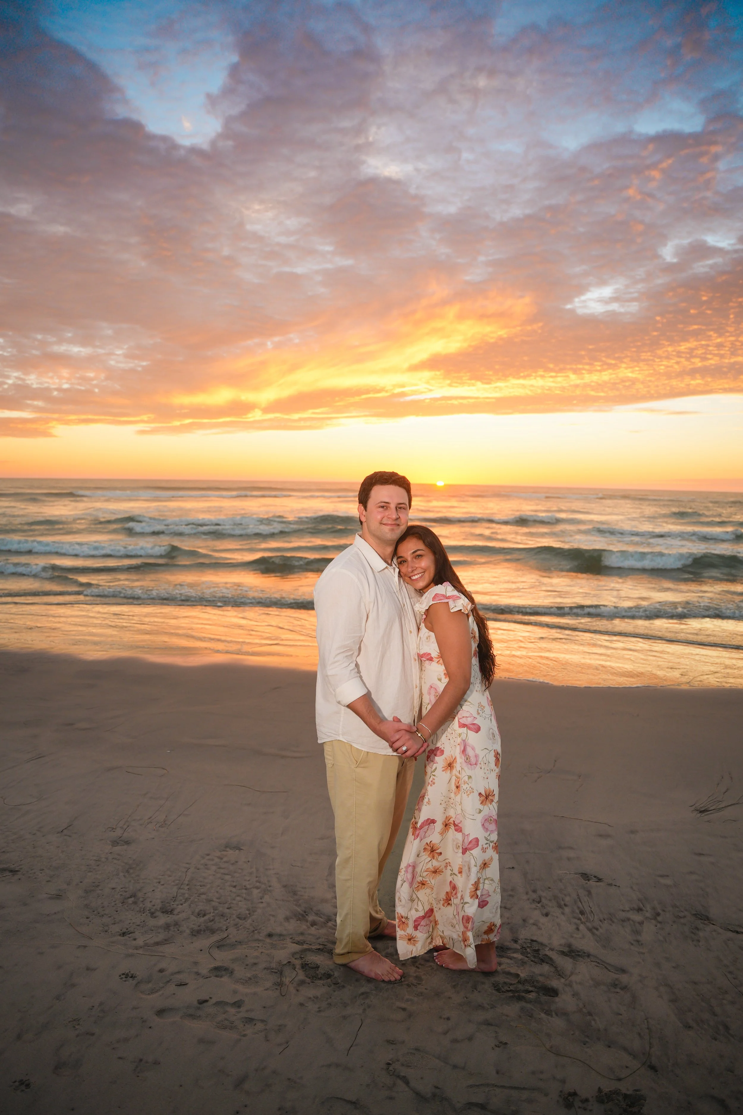 Romantic Del Mar Beach Engagement Session