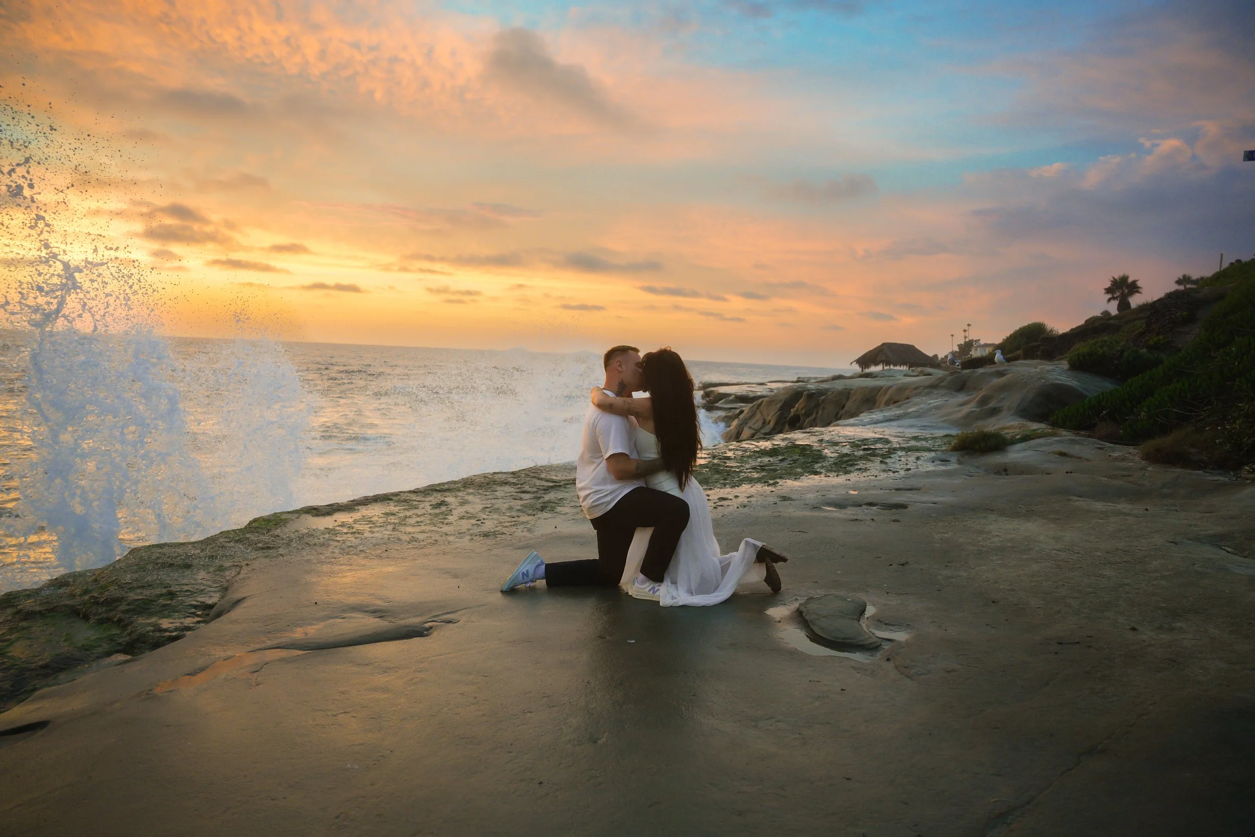 La Jolla Windansea Proposal Photography
