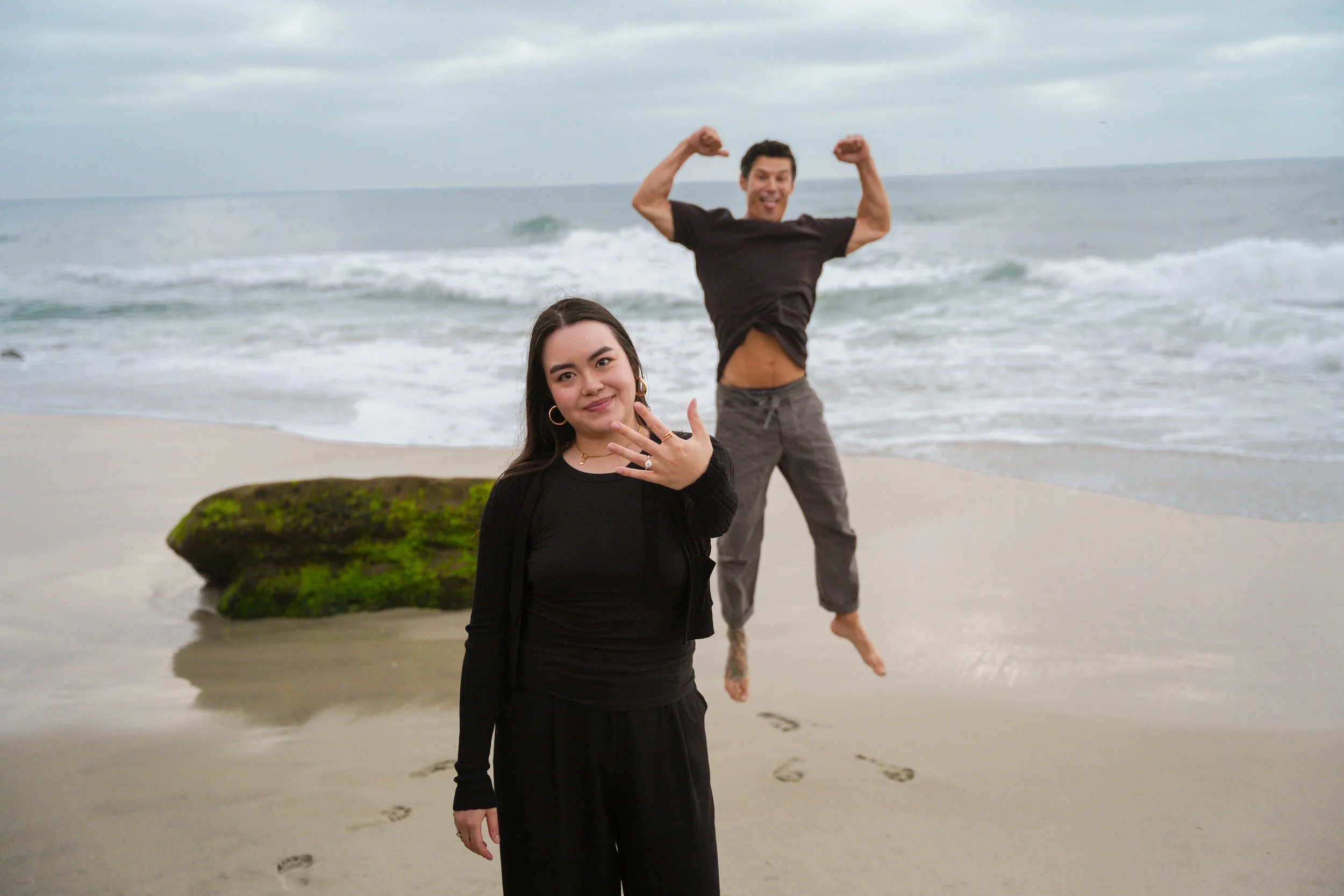 La Jolla Coastal Engagement Photos