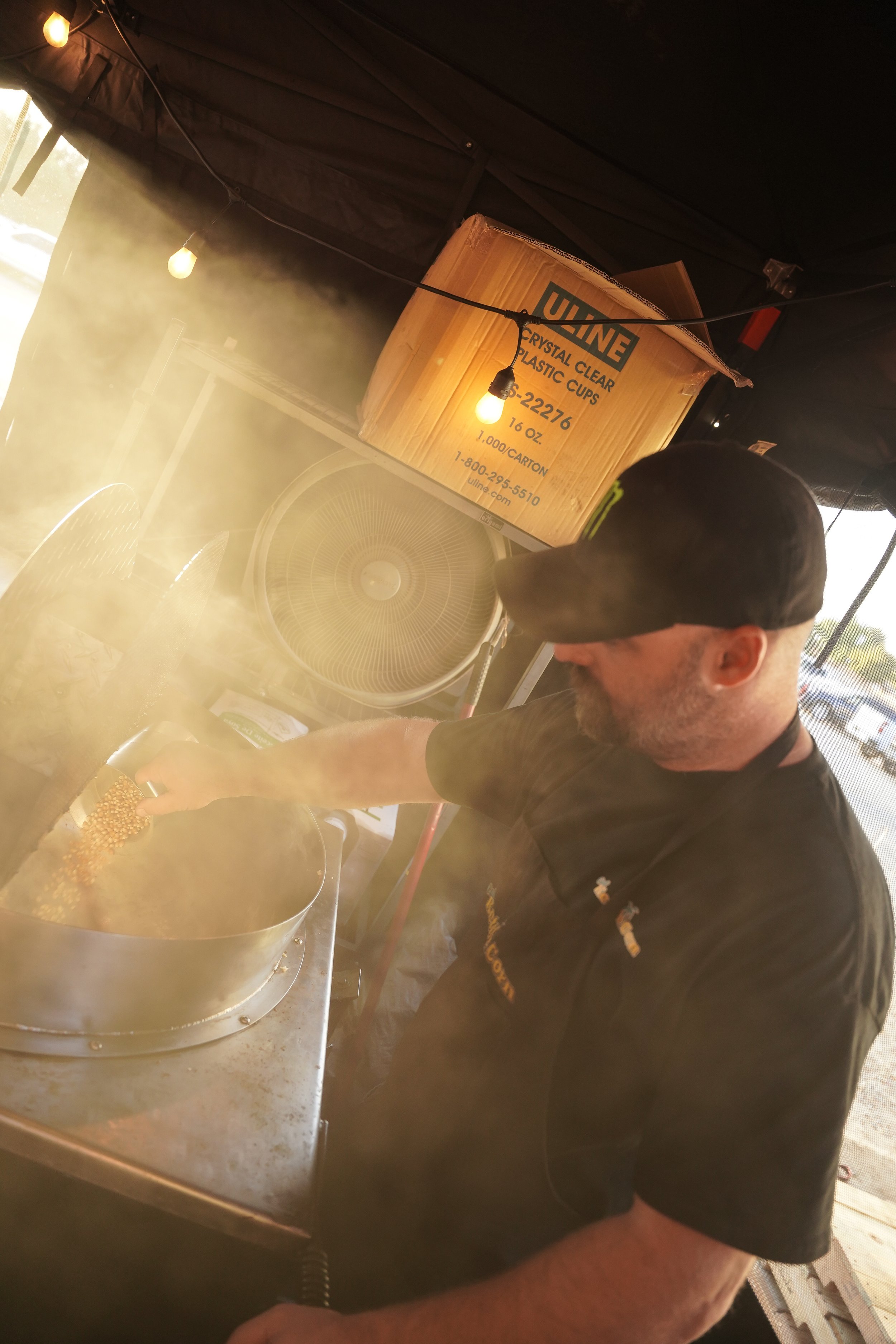 Commercial photography for Cali Kettle Corn at Peltzer Farm in Temecula—capturing charm, flavor, and farm vibes.