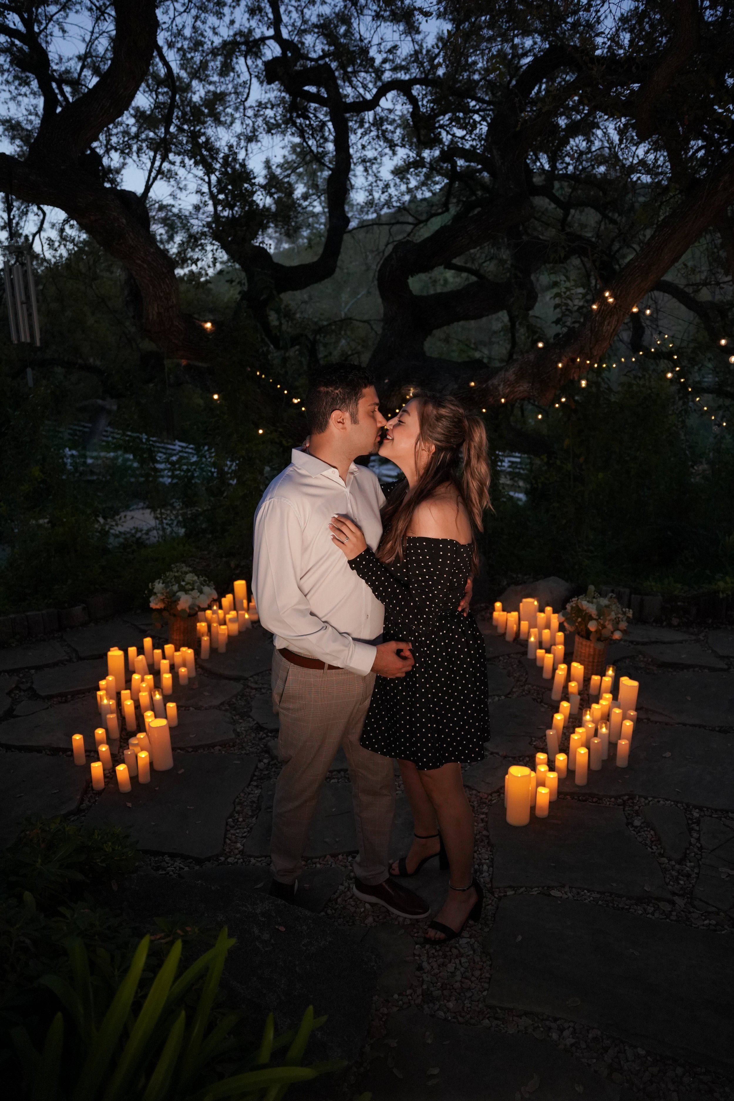 A surprise proposal in the hills of Temecula, styled by Life’s Short Picnic and captured with candid surprise photography. Surrounded by vineyard views and golden light, their unforgettable “yes” was picture-perfect.