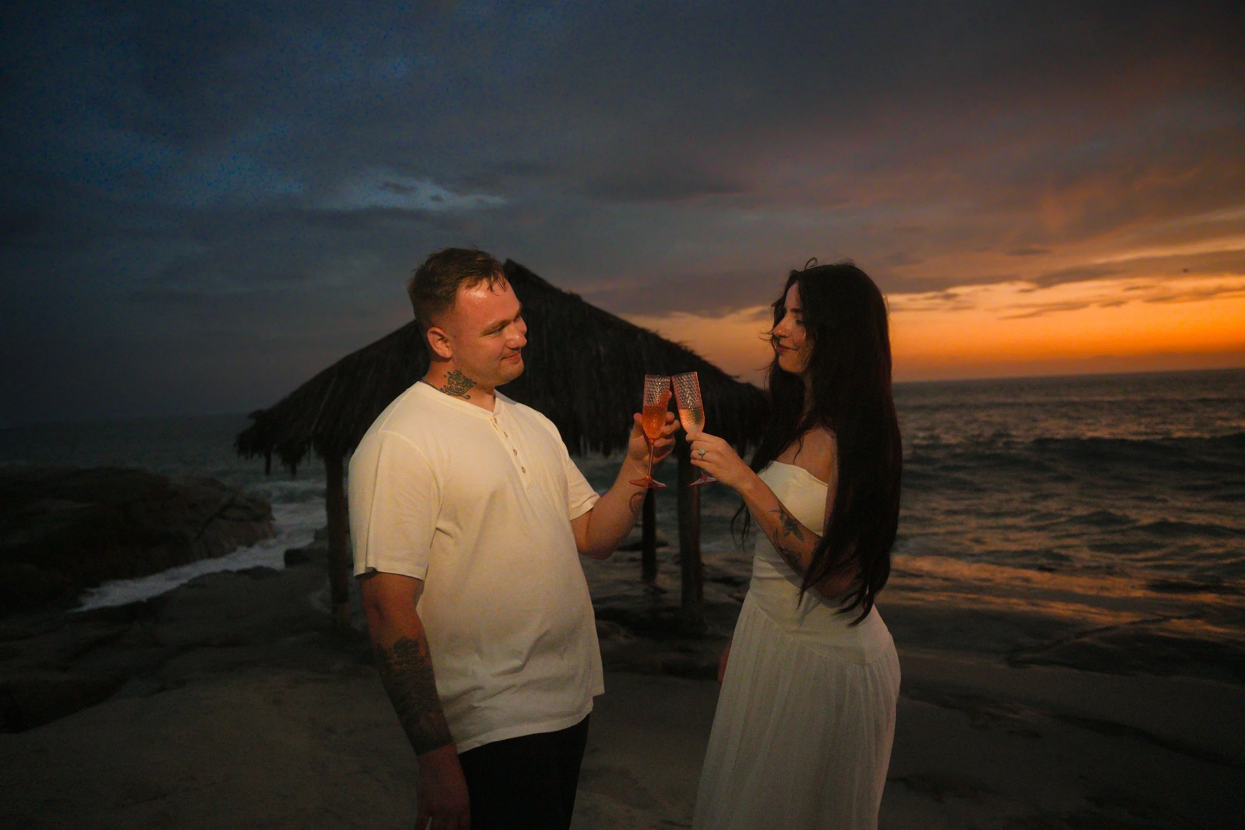 Windansea Beach Post-Proposal Sunset Photos