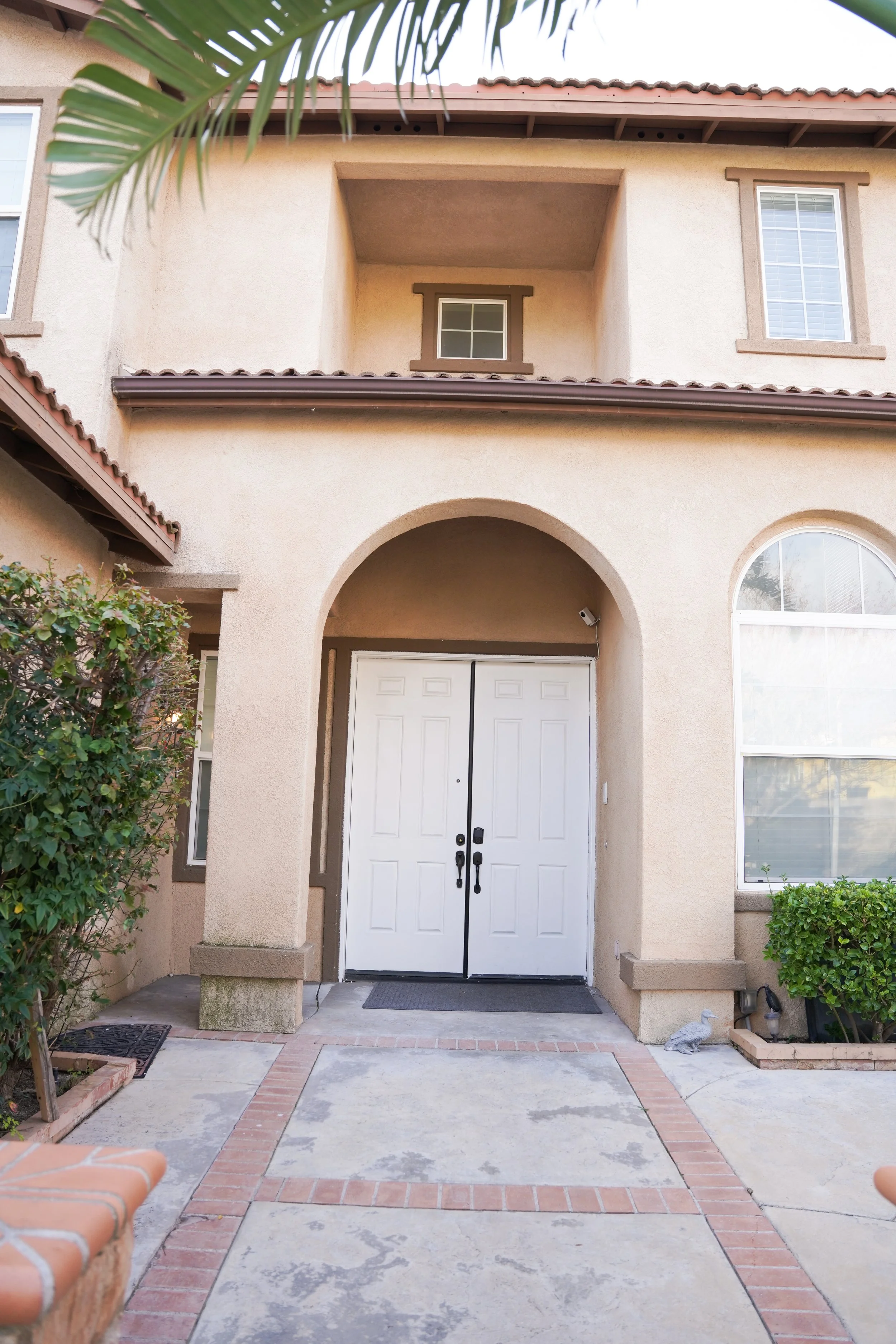 Real estate photography of a large 4000 sq ft home exterior in Rancho Cucamonga.