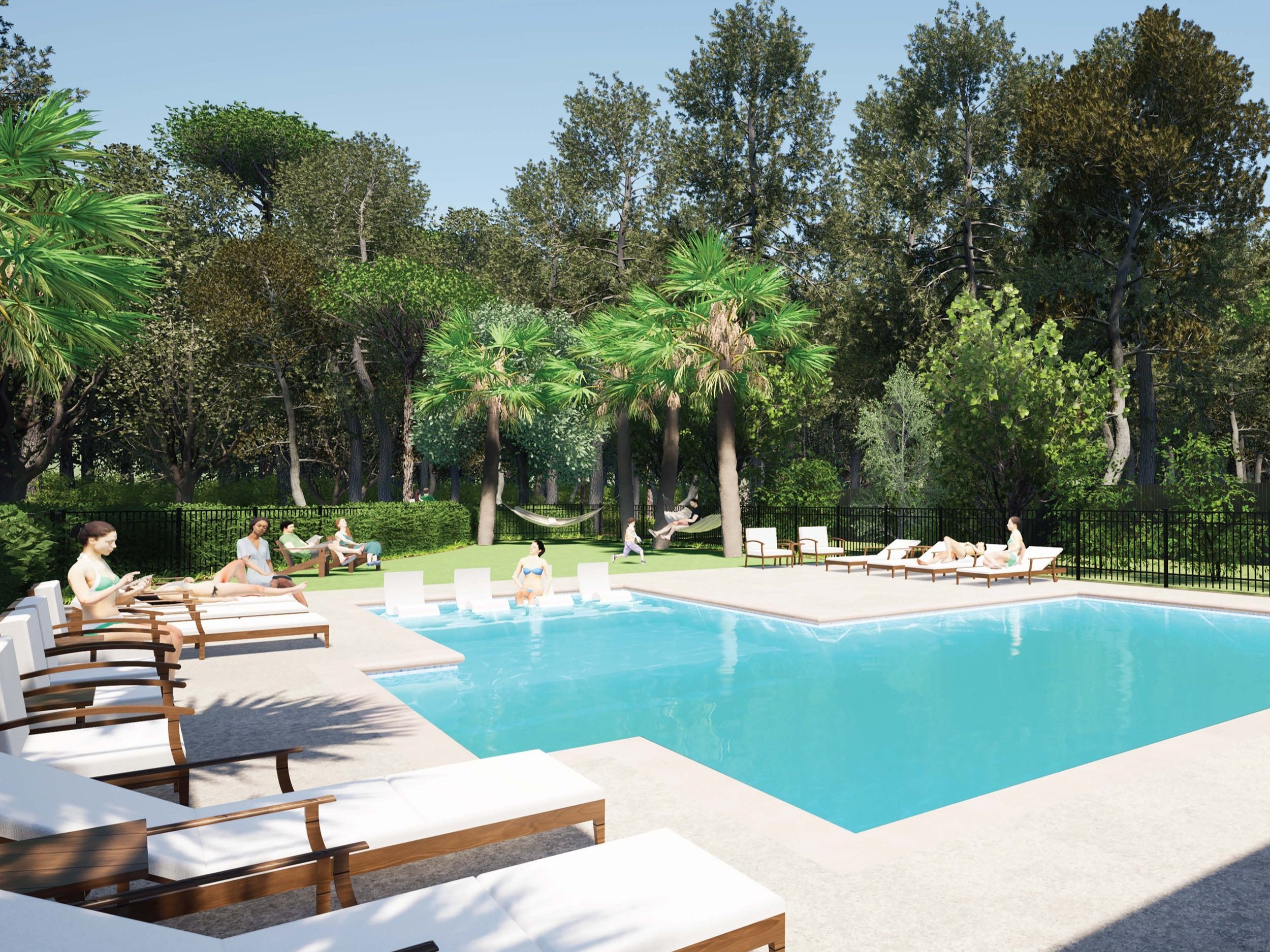 Pool rendering