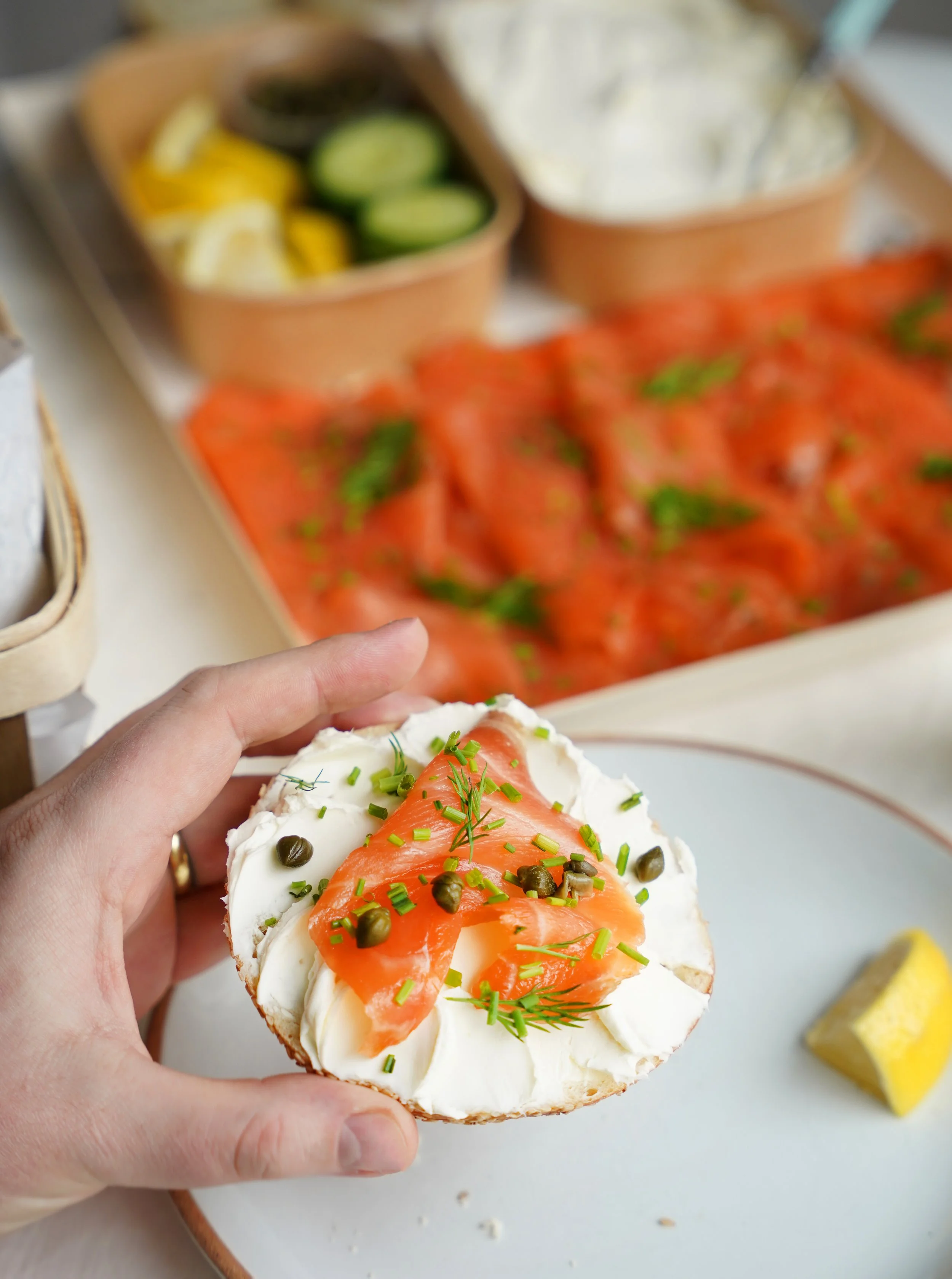Lox and bagels