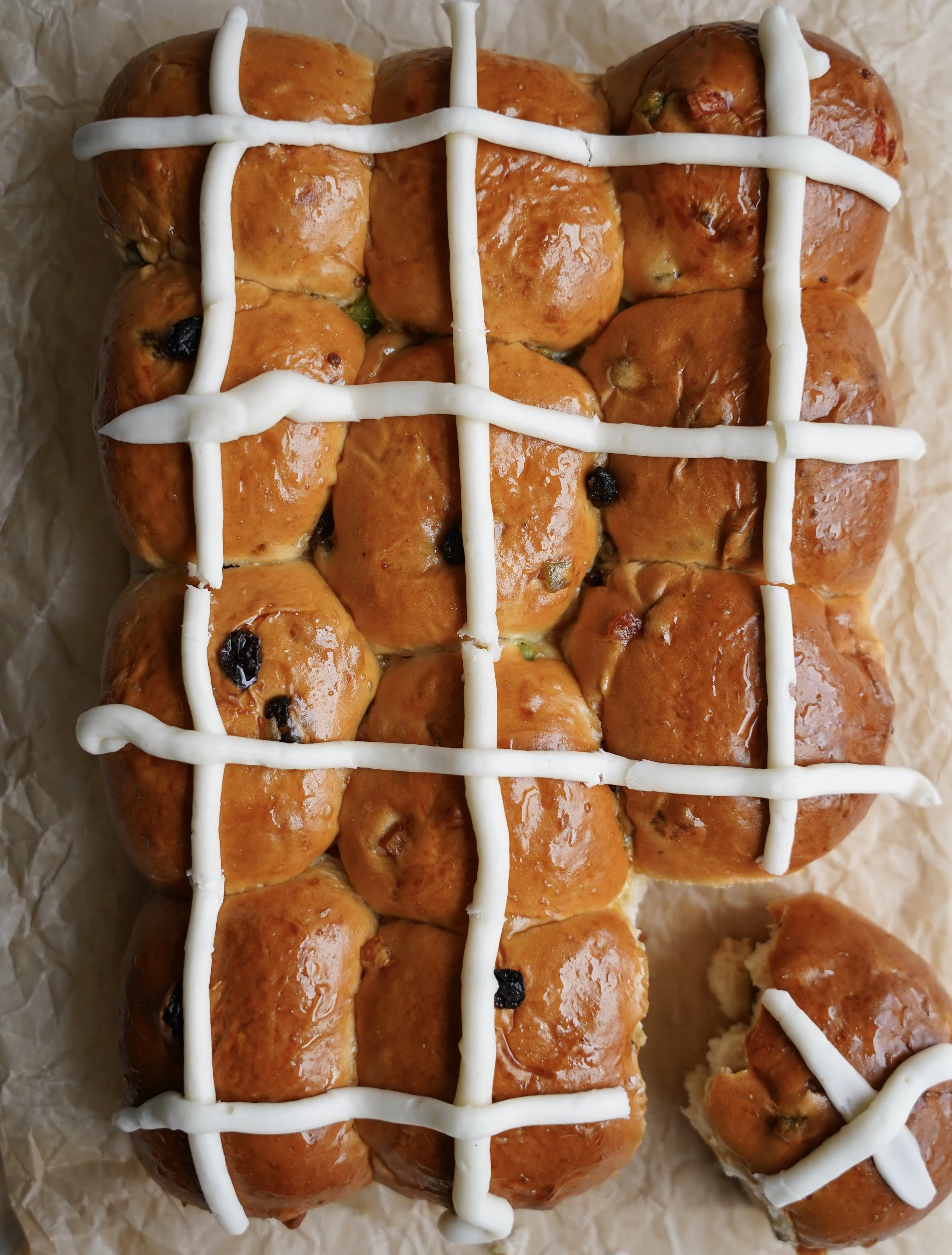 Hot cross buns for Easter