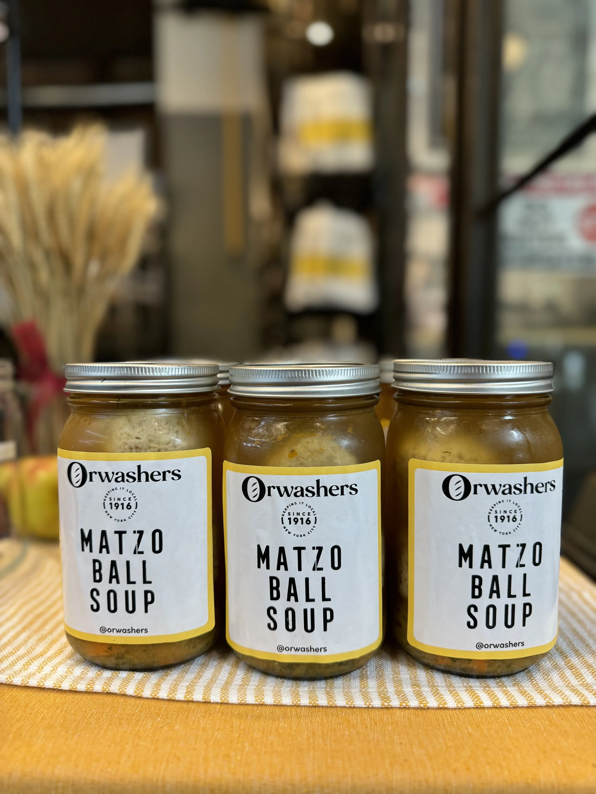 Orwashers Matzo Ball Soup