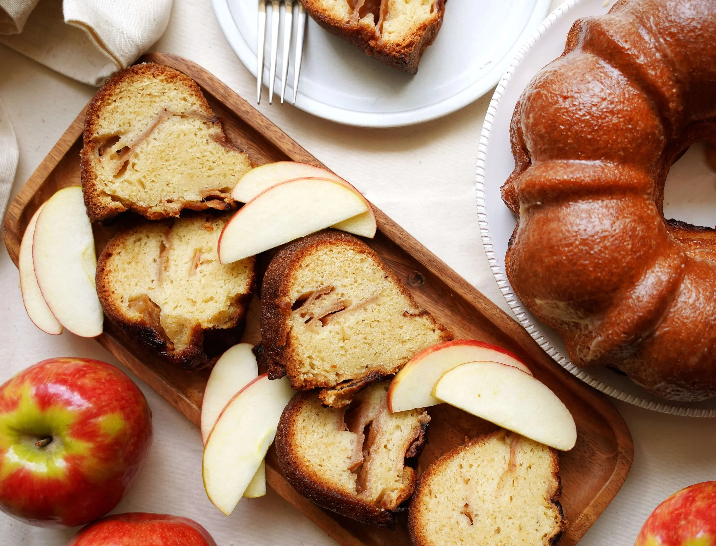 Orwashers Bakery Apple Cake Tablescape.jpg
