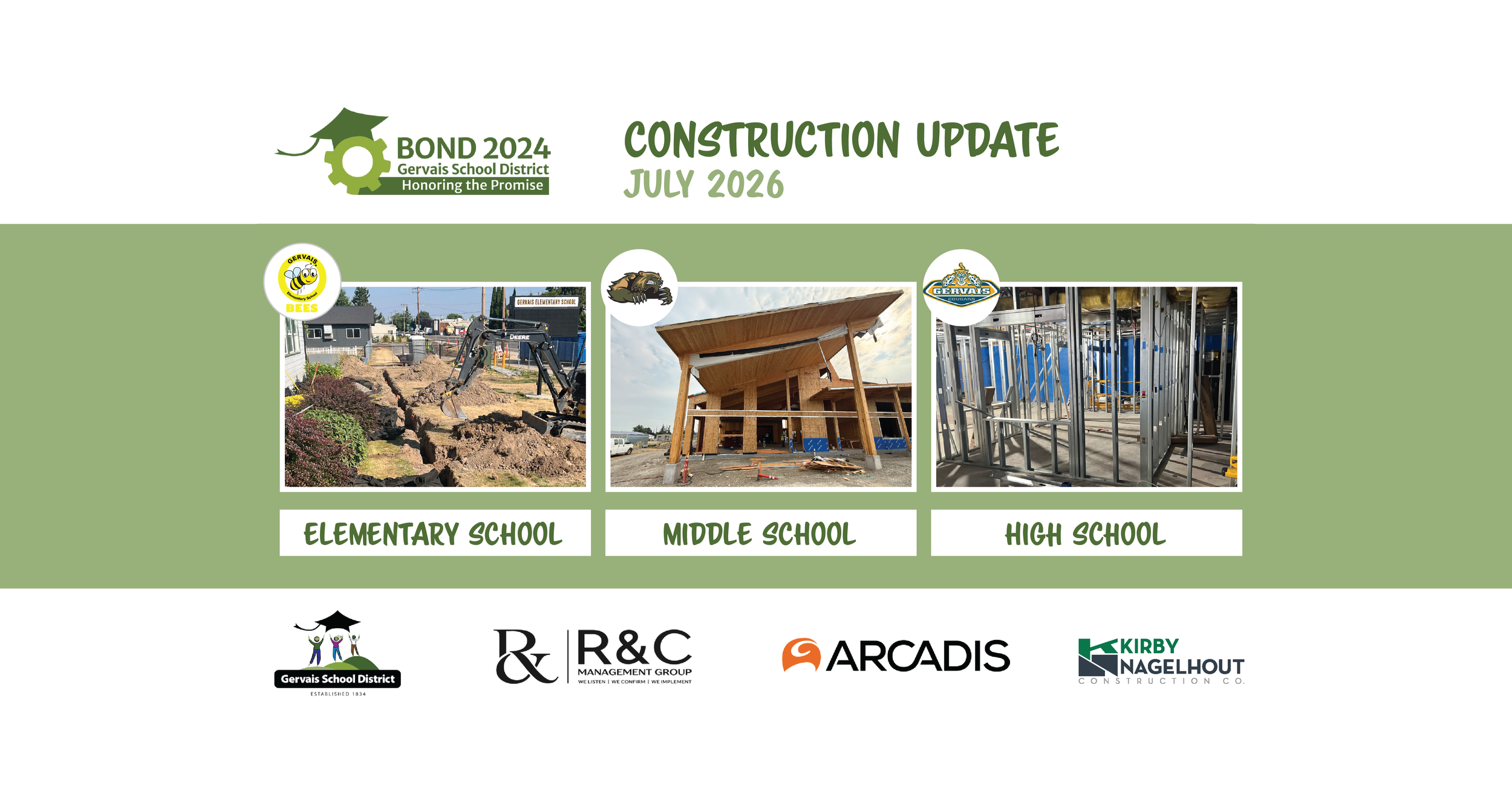 Gervais Construction Update | July 2026