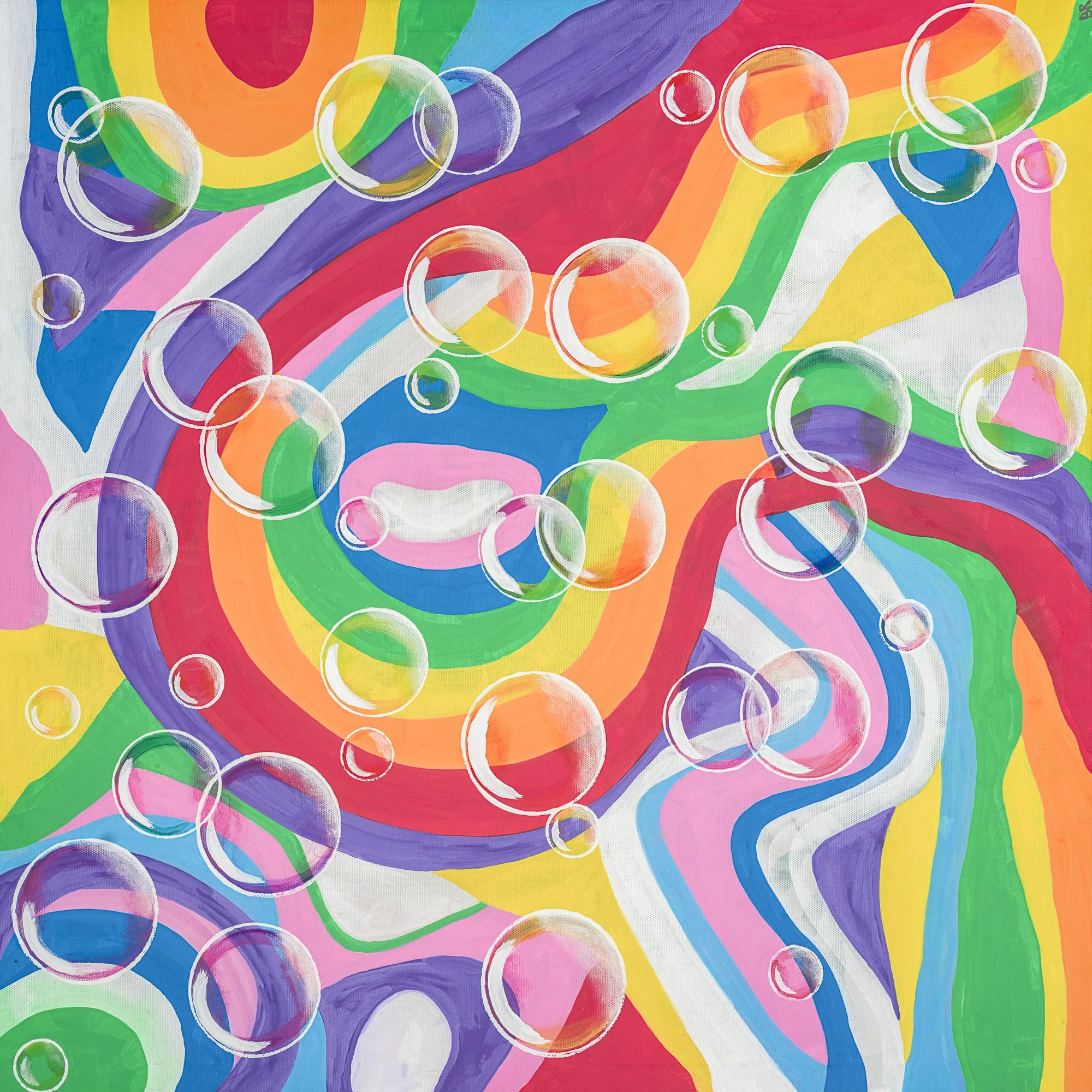 Available for Purchase
24" x 24" acrylic paint on upcycled canvas